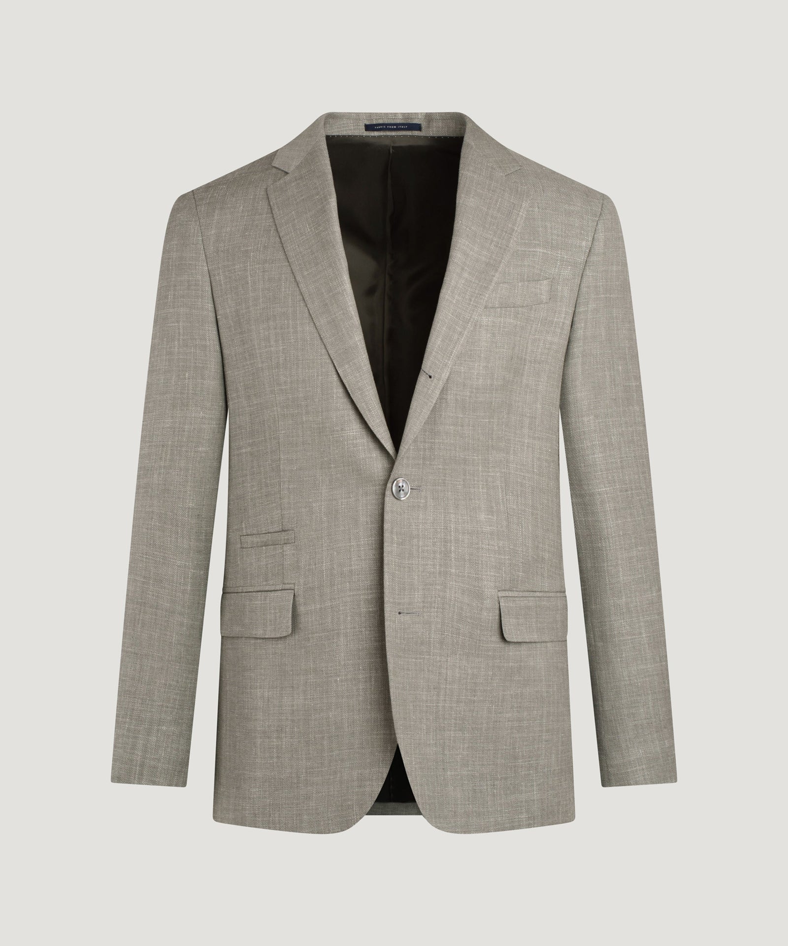 Colbert wol/zijde/linnen Zegna Cross-Ply lichtgroen