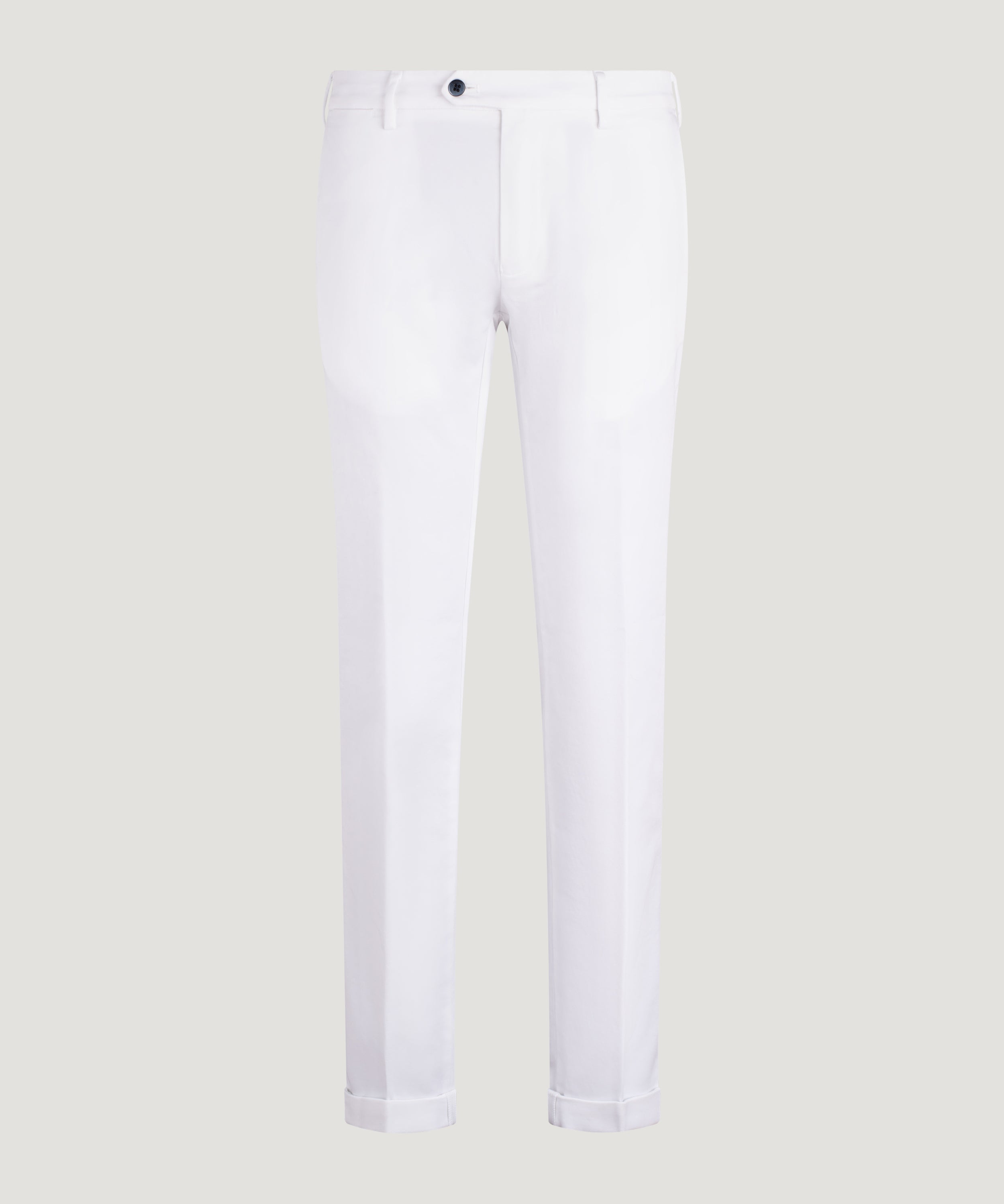 New York Style knitted chino katoen stretch wit