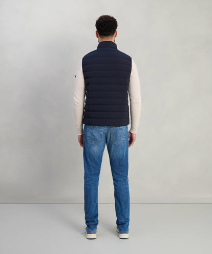 Fradi Ace "Easy Packable" bodywarmer donkerblauw - The Society Shop