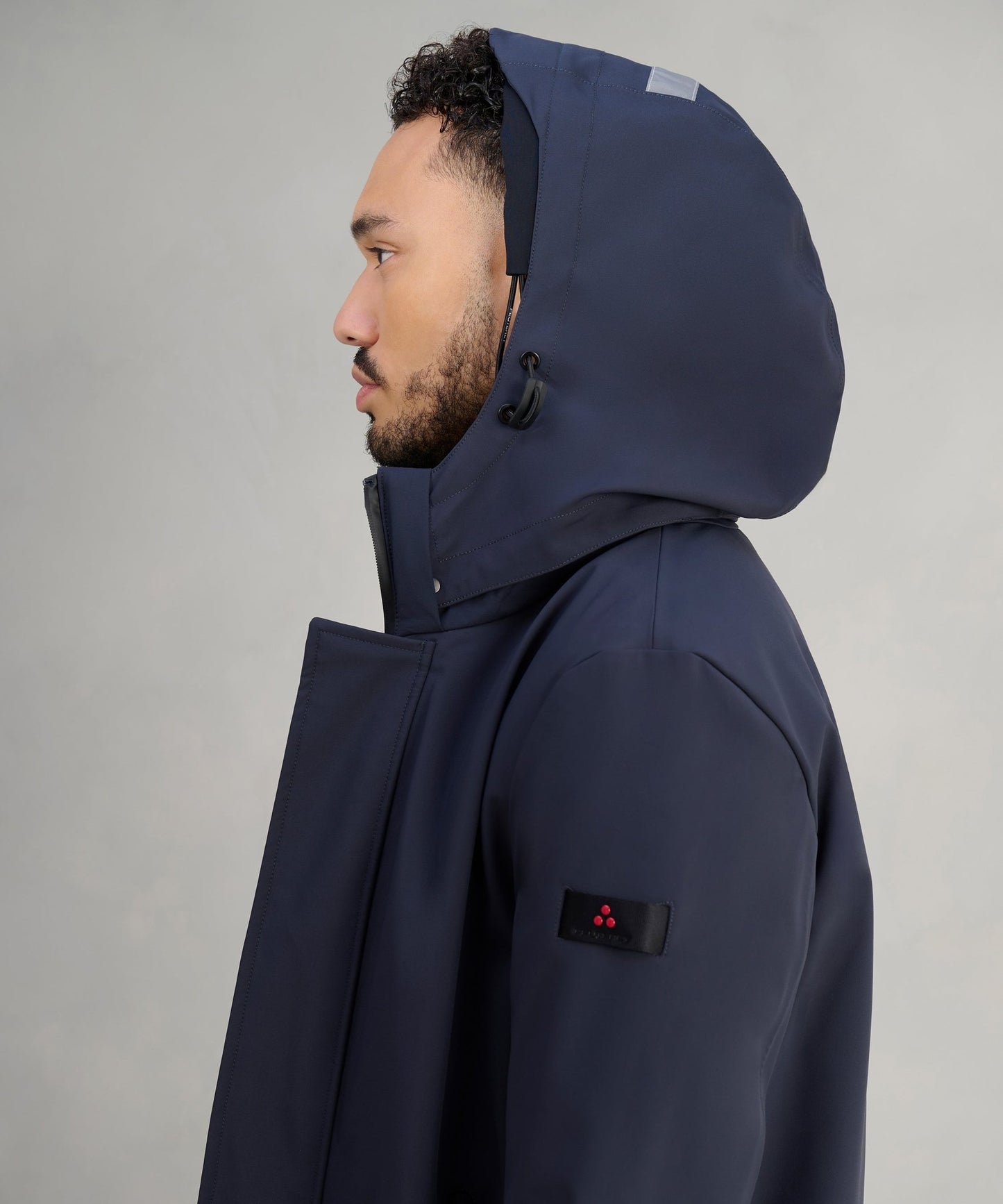 Peuterey Albali ND02 tech parka donkerblauw - The Society Shop