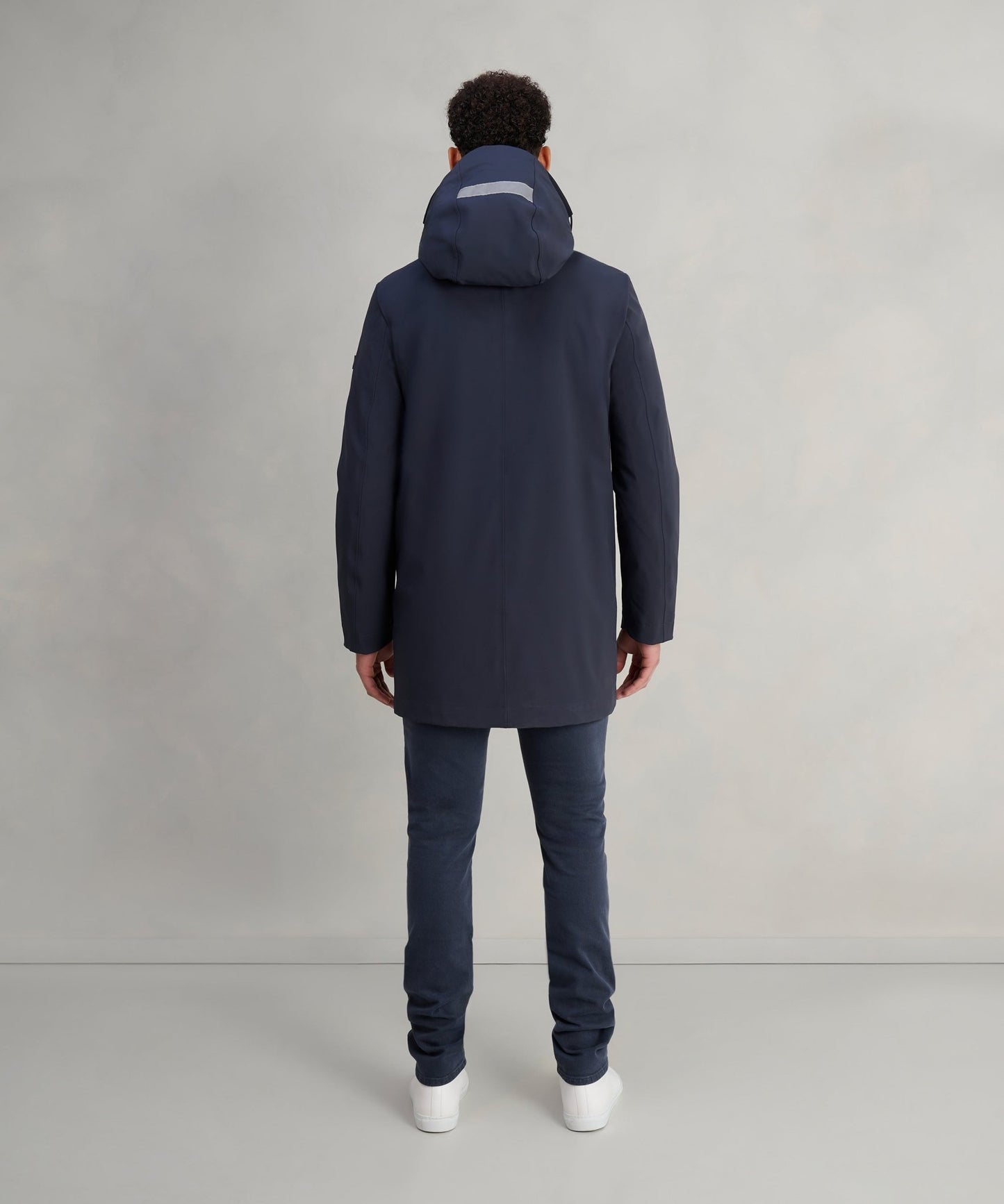 Peuterey Albali ND02 tech parka donkerblauw - The Society Shop