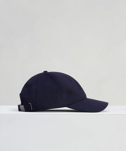 SOCI3TY Baseball cap kasjmier donkerblauw (made by Christys' London) - The Society Shop