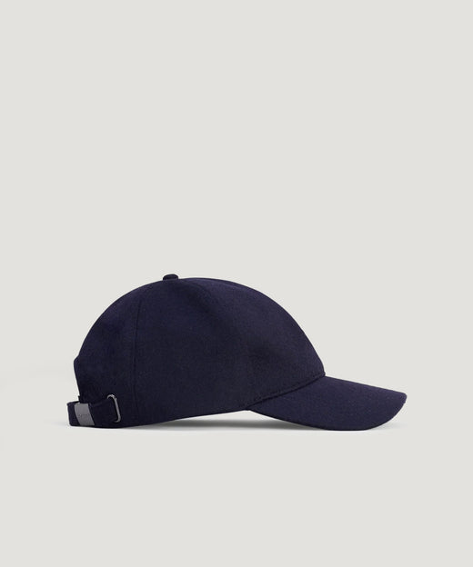 SOCI3TY Baseball cap kasjmier donkerblauw (made by Christys' London) - THE SOCIETY SHOP