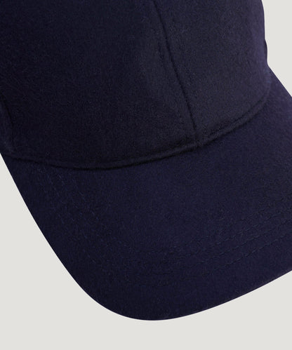 SOCI3TY Baseball cap kasjmier donkerblauw (made by Christys' London) - The Society Shop