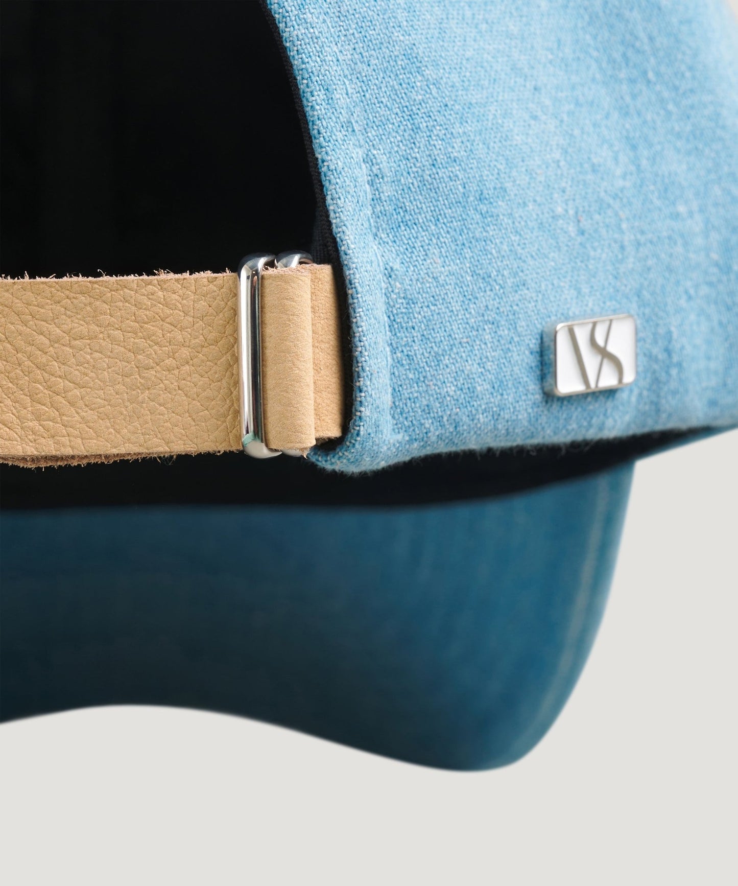 Varsity Baseball cap katoen denim blauw - The Society Shop