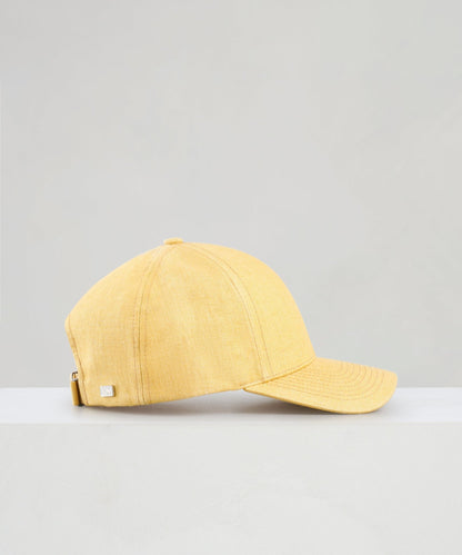 Varsity Baseball cap linnen geel - The Society Shop