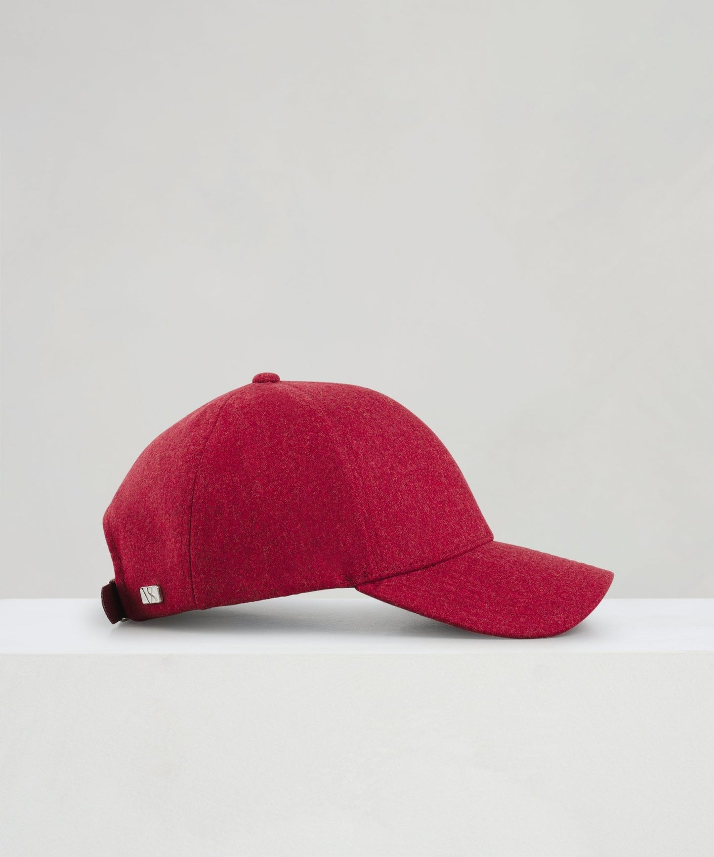 Varsity Baseball cap wol donkerrood - The Society Shop