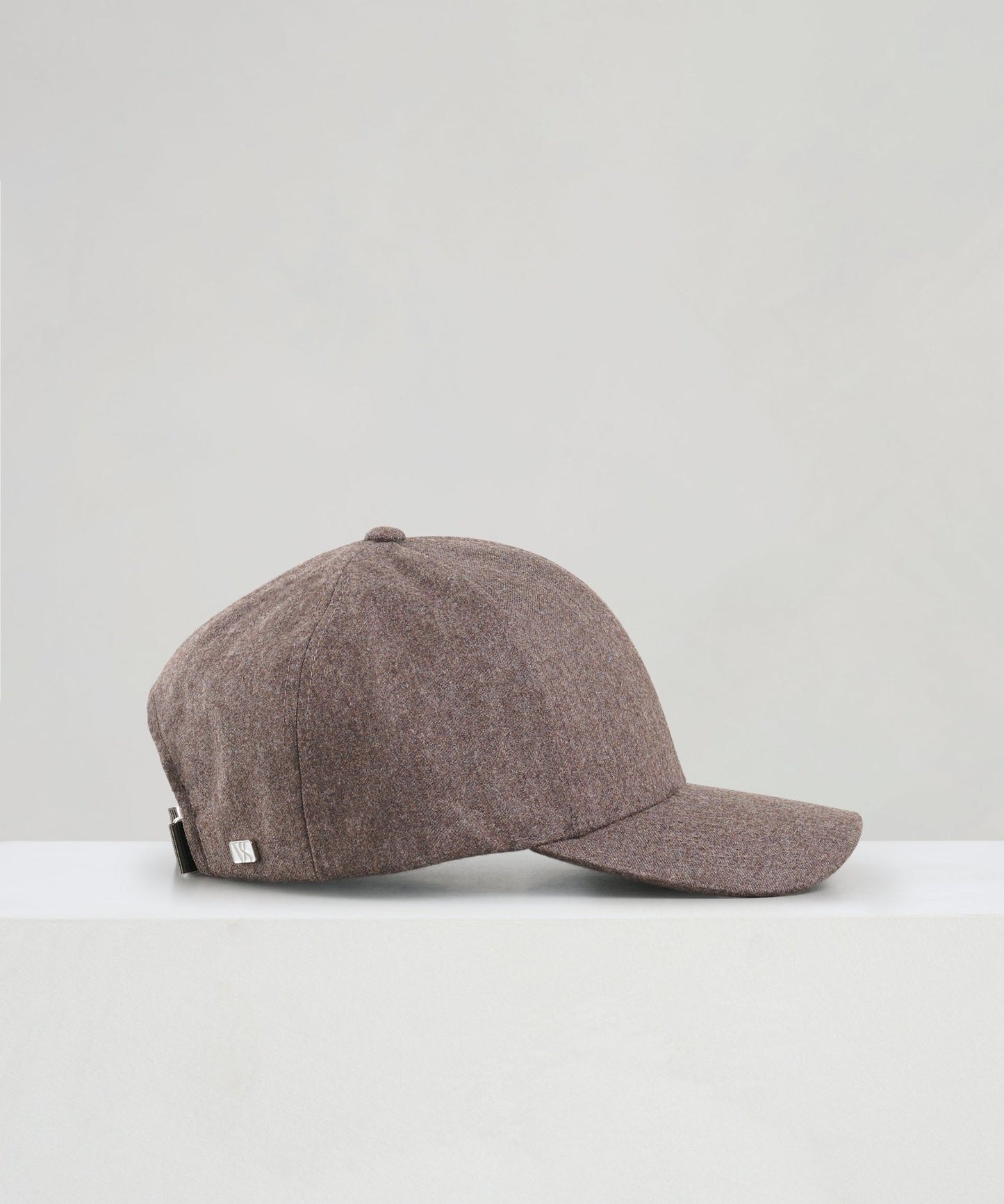 Varsity Baseball cap wol flanel bruin - The Society Shop