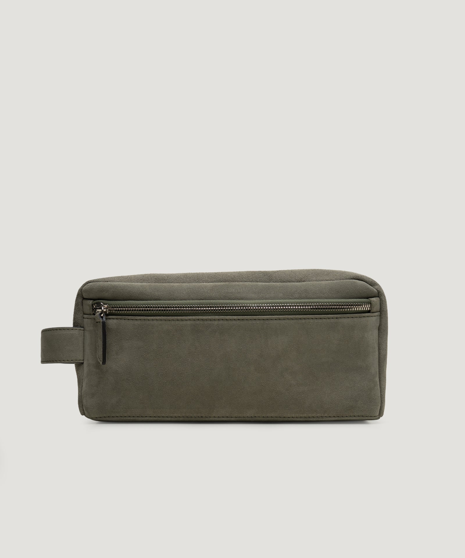 SOCI3TY Limited Fashion Beauty case suède olijfgroen - THE SOCIETY SHOP