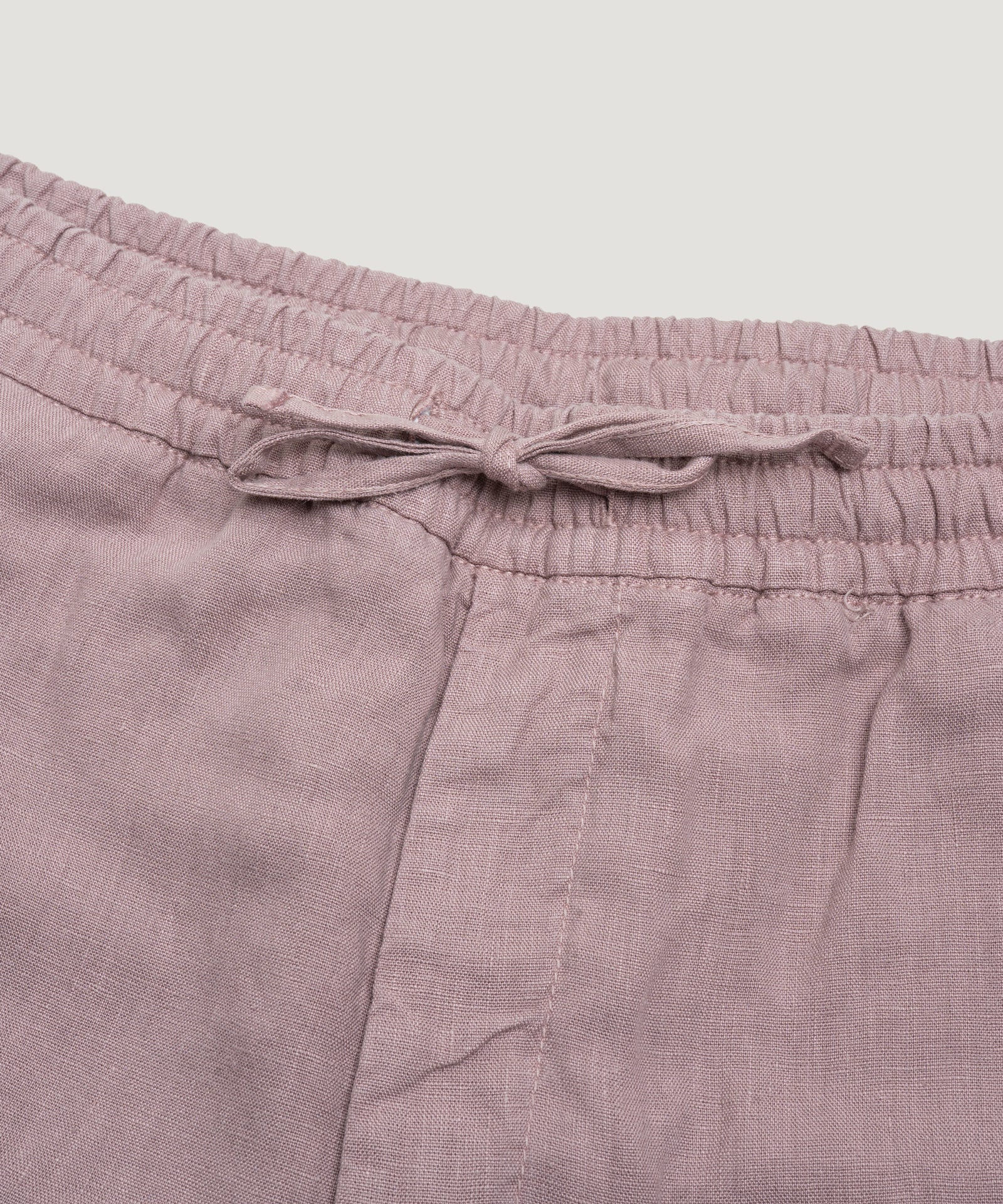 SOCI3TY Limited Fashion Bermuda shorts gewassen linnen oudroze - THE SOCIETY SHOP