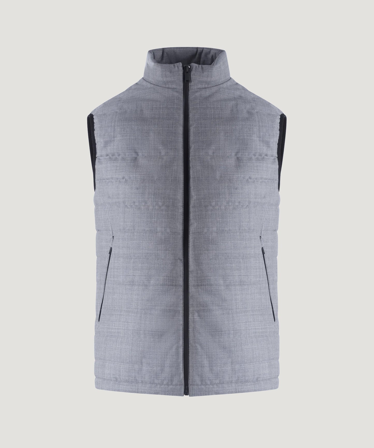 SOCI3TY Bodywarmer grijs scheerwol - The Society Shop