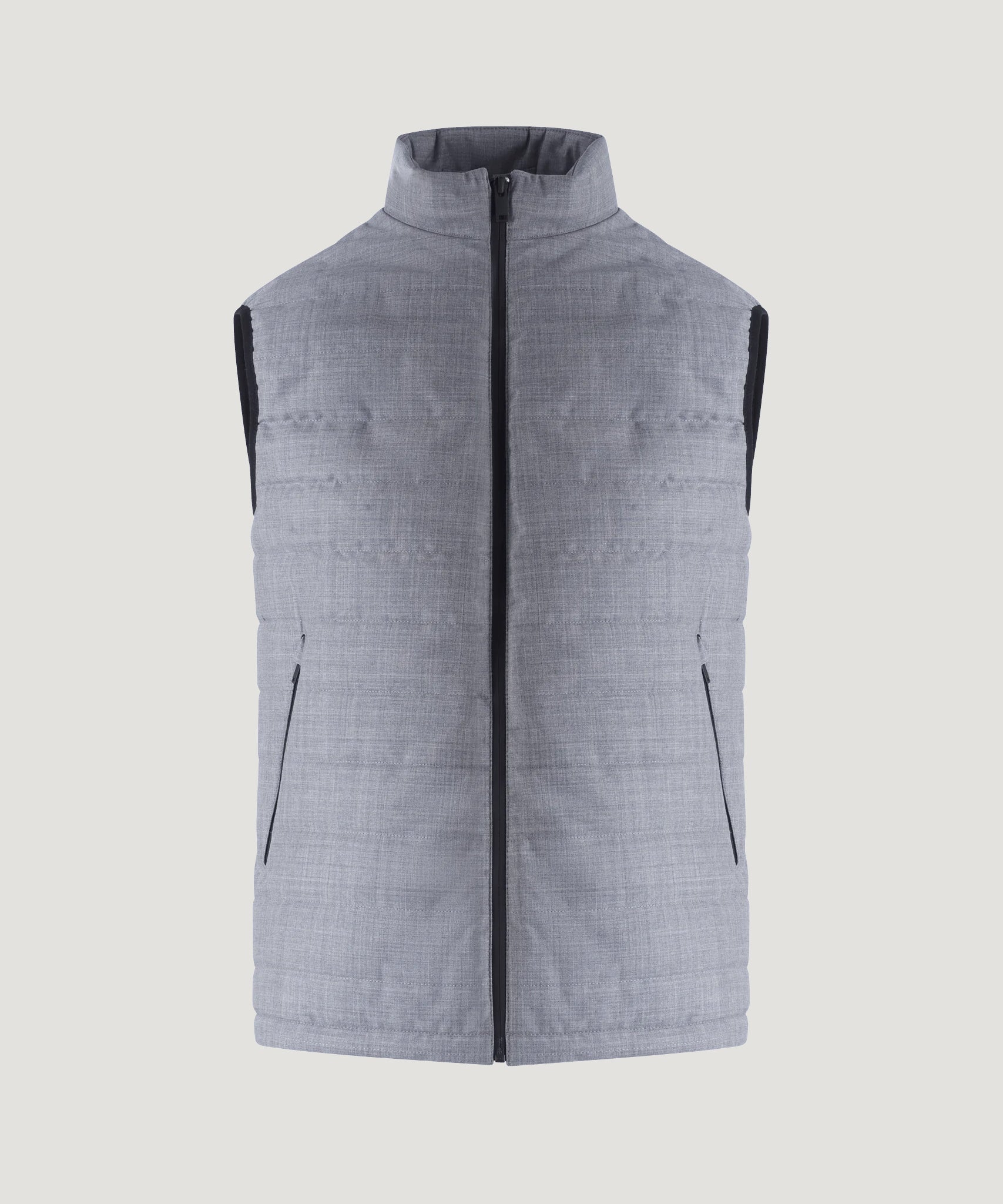 SOCI3TY Bodywarmer grijs scheerwol - The Society Shop