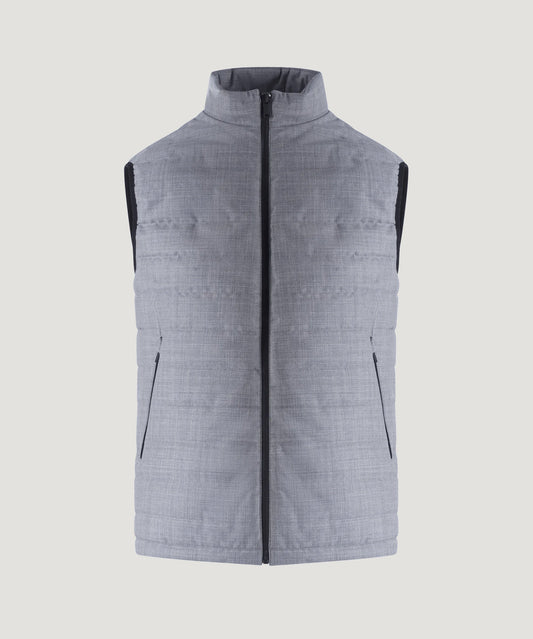 SOCI3TY Bodywarmer grijs scheerwol - The Society Shop