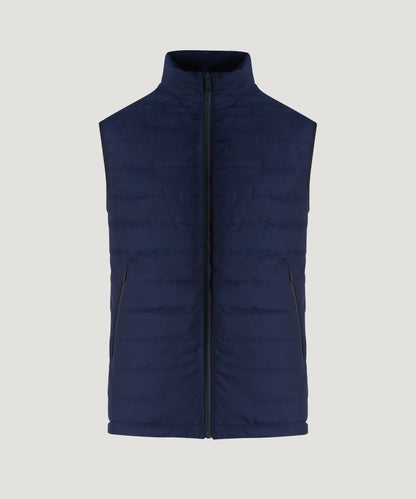 SOCI3TY Bodywarmer navy scheerwol - The Society Shop