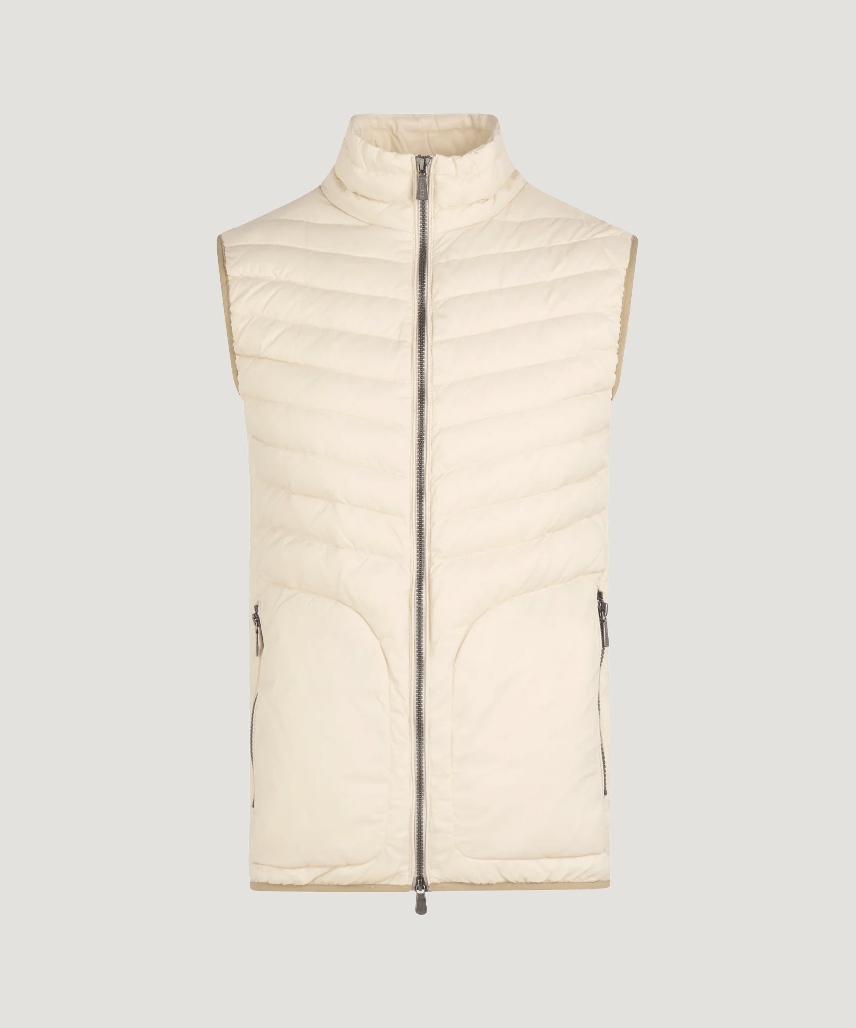 SOCI3TY Bodywarmer techfabric lichtbeige - The Society Shop