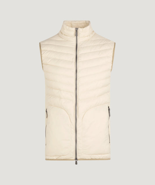 SOCI3TY Bodywarmer techfabric lichtbeige - The Society Shop