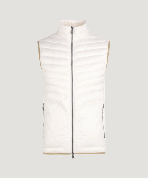 Bodywarmer techfabric off-white