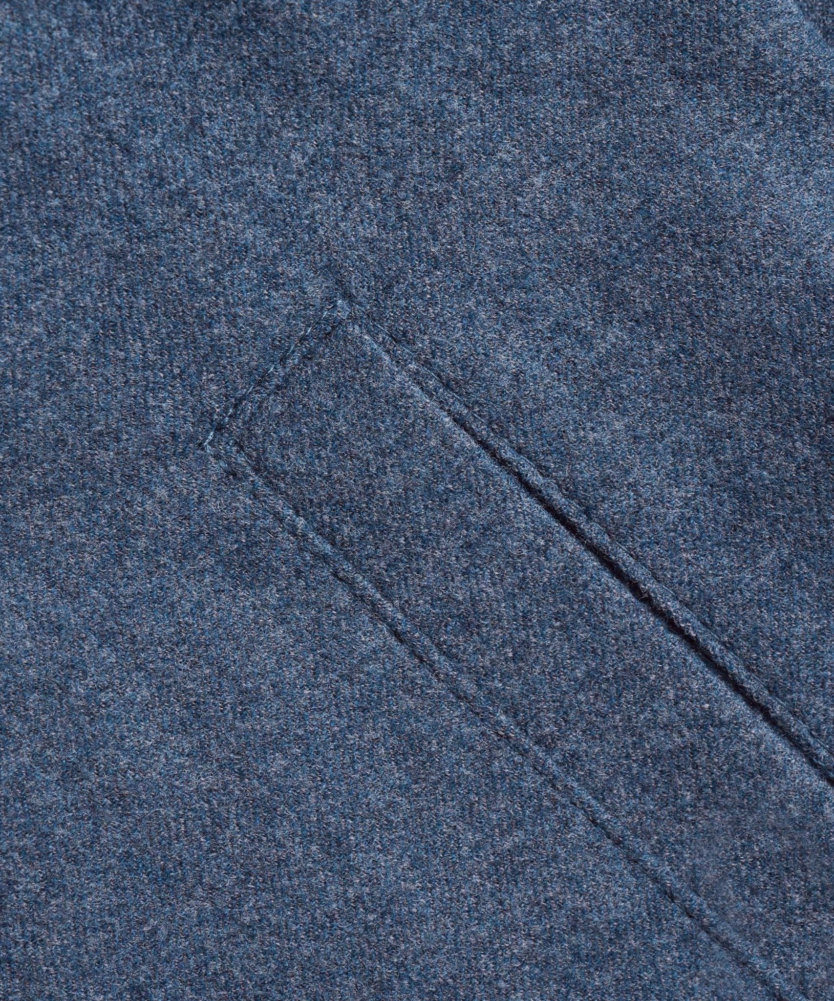 SOCI3TY Bodywarmer wol flanel blauw - THE SOCIETY SHOP