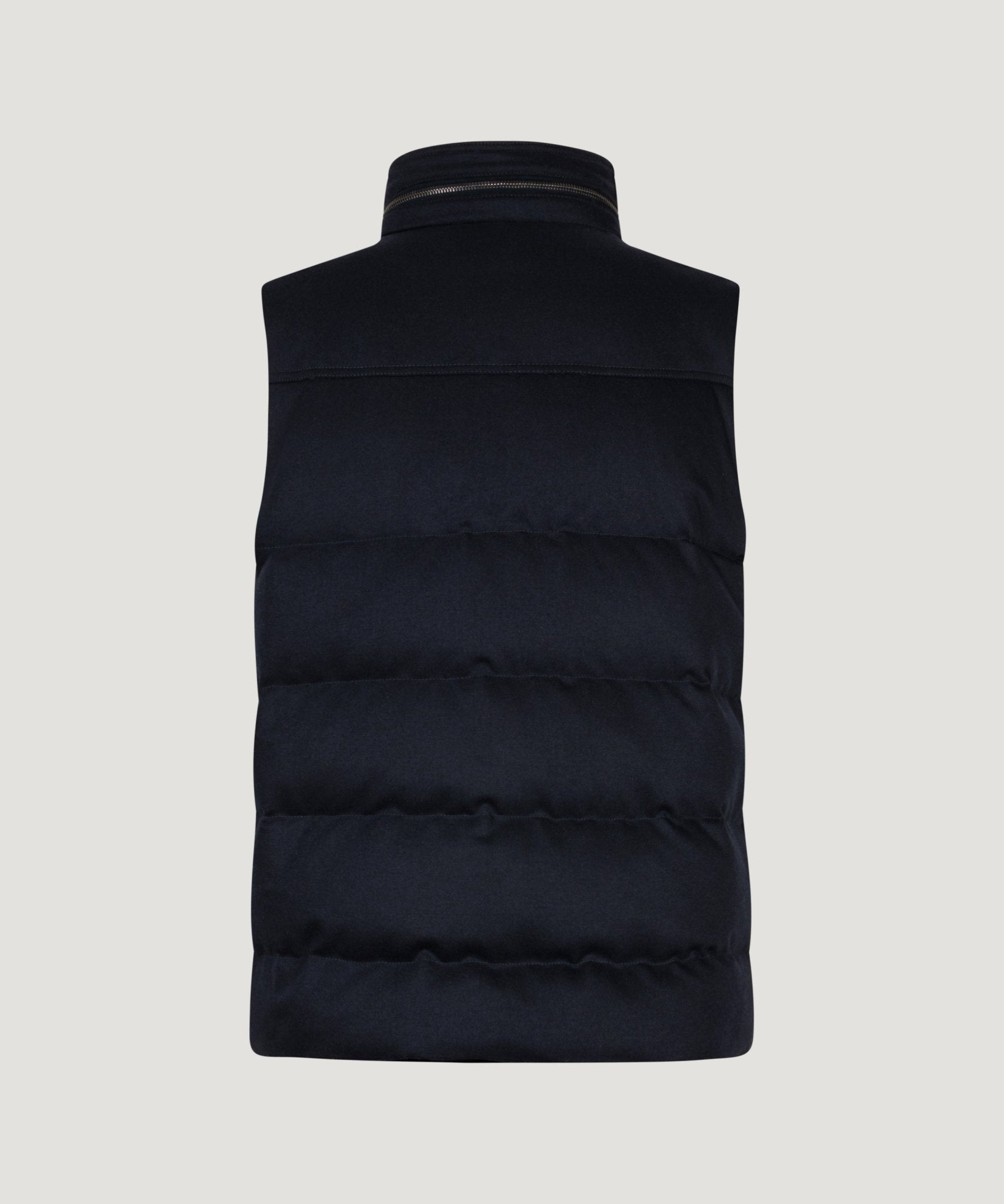SOCI3TY Limited Bodywarmer wol/kasjmier stretch donkerblauw - THE SOCIETY SHOP