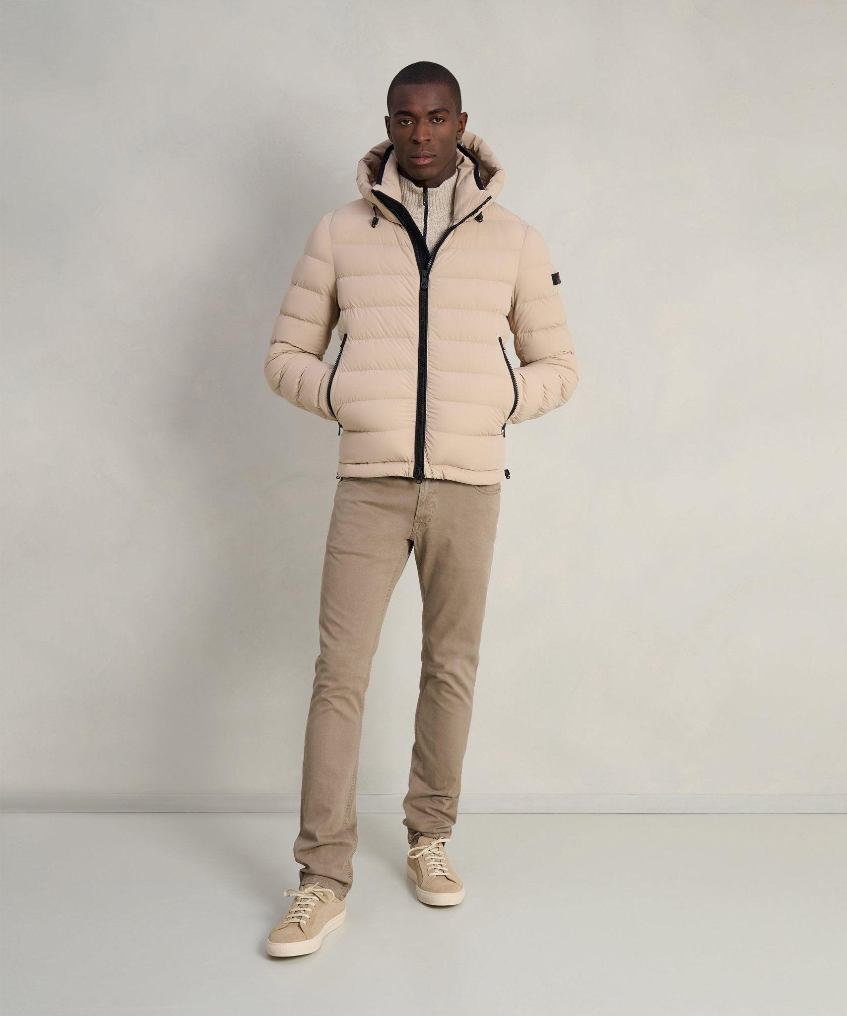 Peuterey Boggs NS 04 donsjas beige - THE SOCIETY SHOP