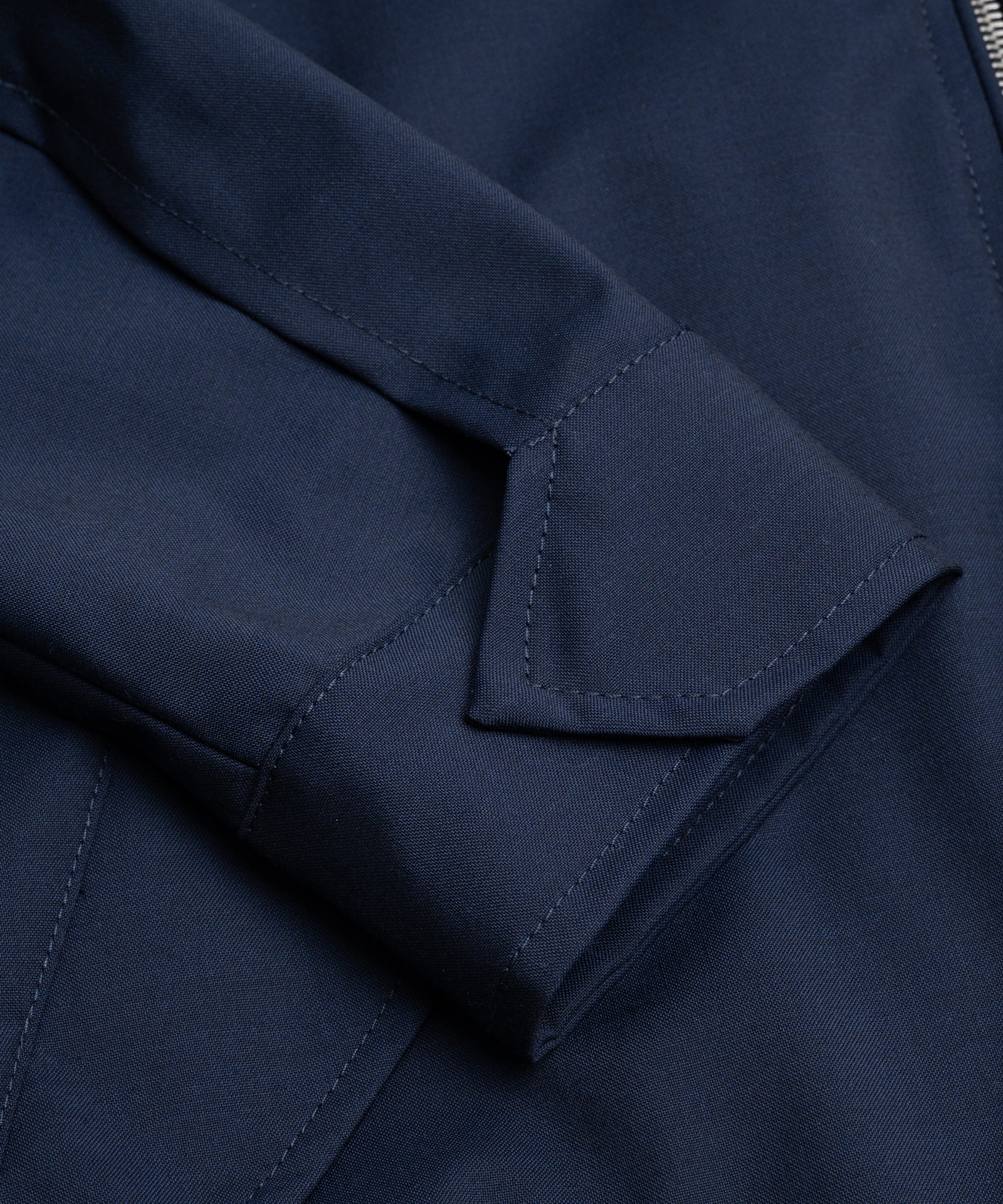SOCI3TY Limited Fashion Bomber jacket wol Green Storm System® donkerblauw - THE SOCIETY SHOP