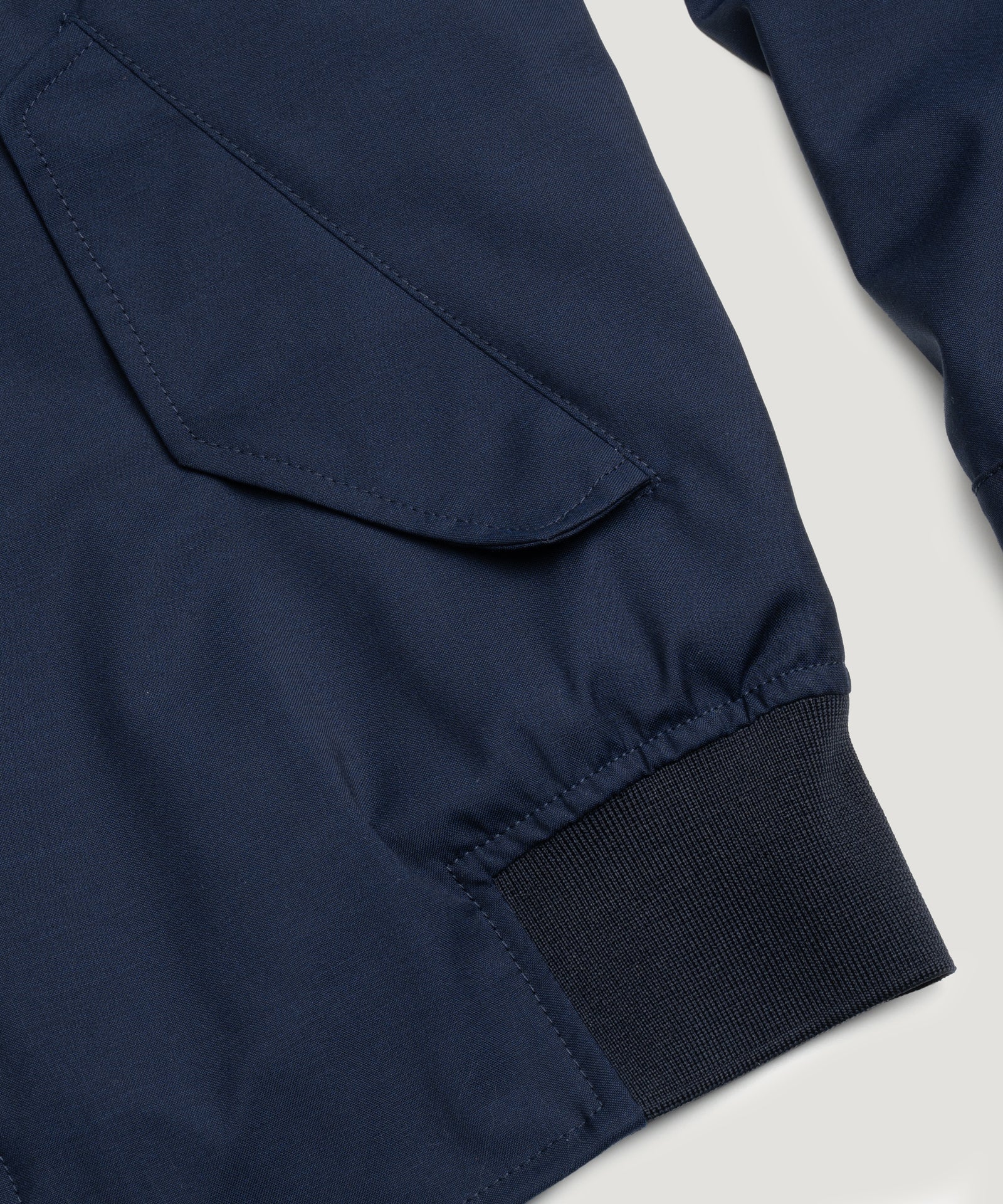 SOCI3TY Limited Fashion Bomber jacket wol Green Storm System® donkerblauw - THE SOCIETY SHOP