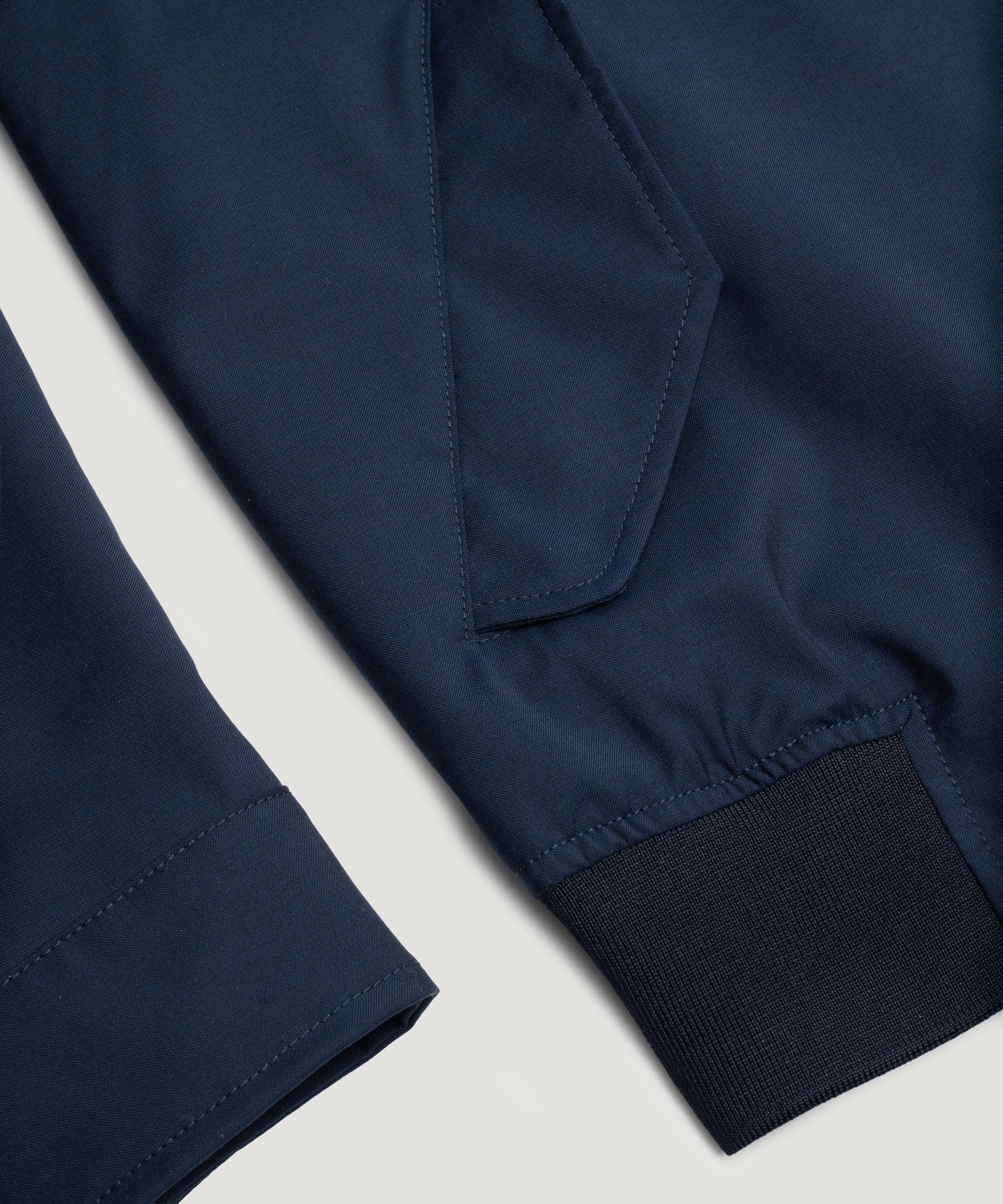 SOCI3TY Limited Fashion Bomber jacket wol Green Storm System® donkerblauw - THE SOCIETY SHOP
