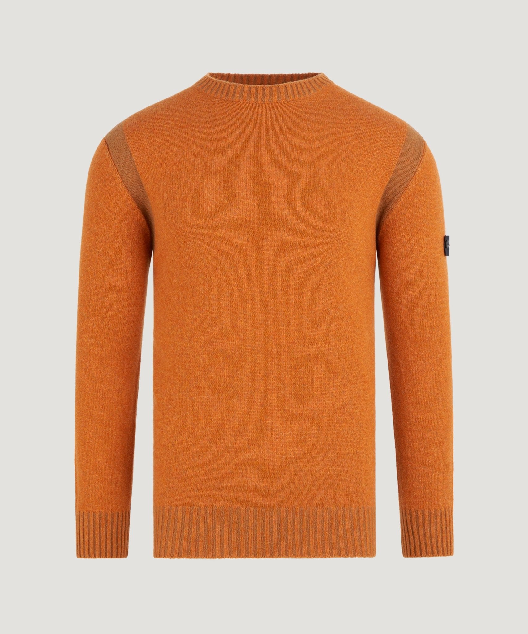 Peuterey Borras Vanise Effect trui crewneck wolmix oranje - The Society Shop