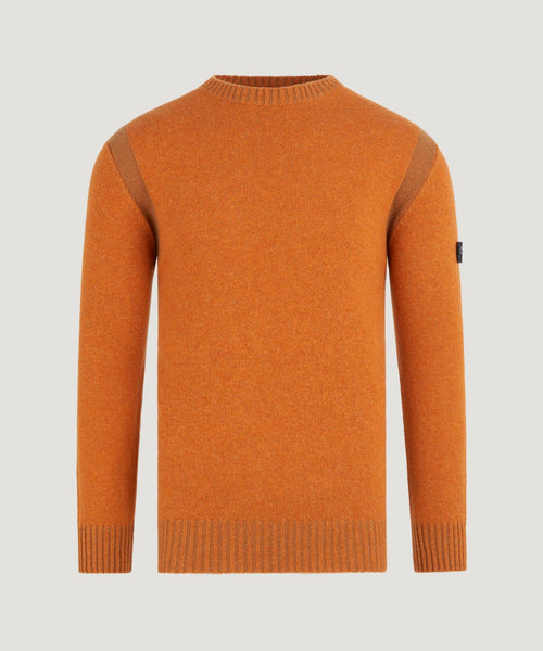 Borras Vanise Effect trui crewneck wolmix oranje