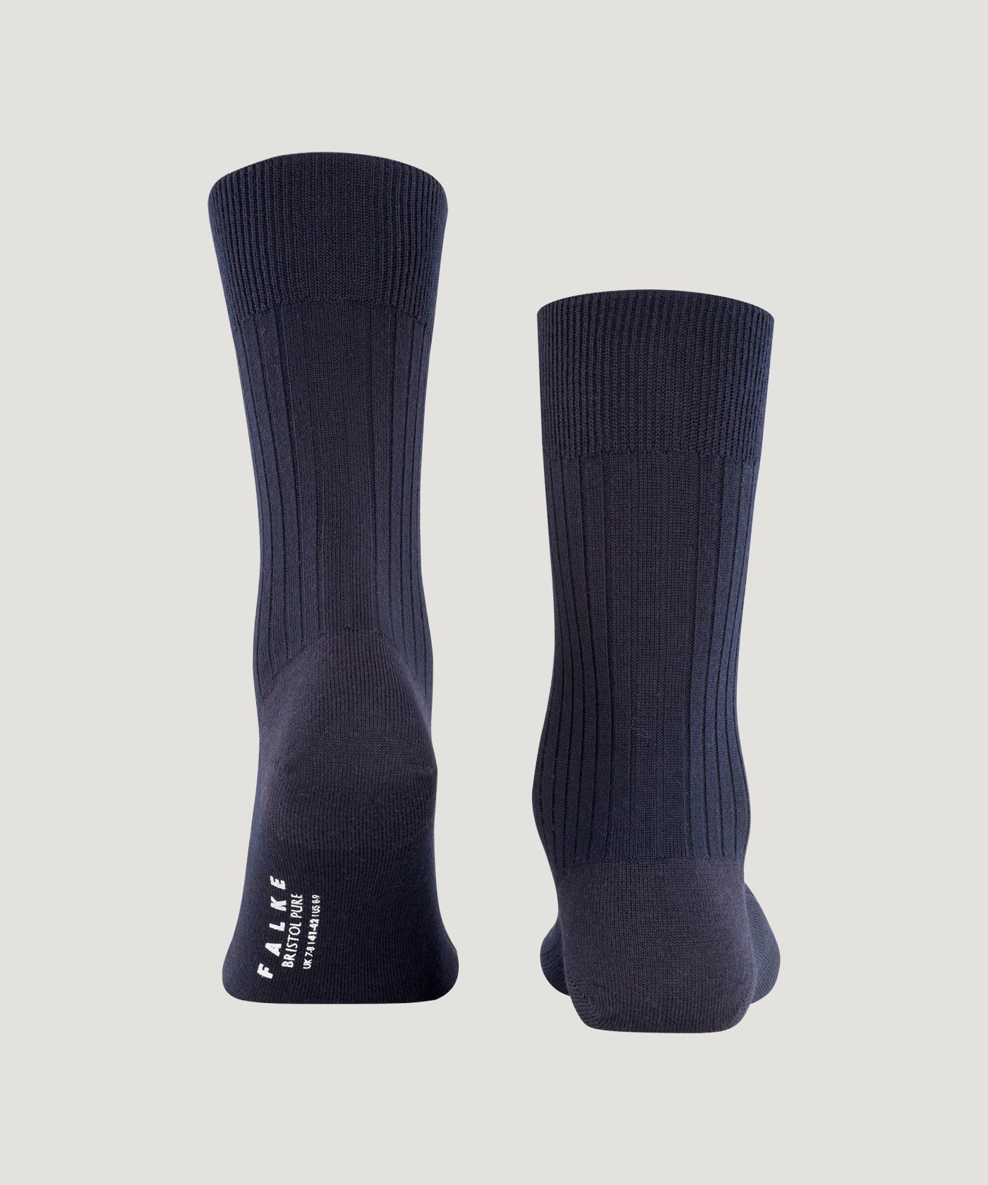 Falke Bristol Pure sokken donkerblauw - THE SOCIETY SHOP