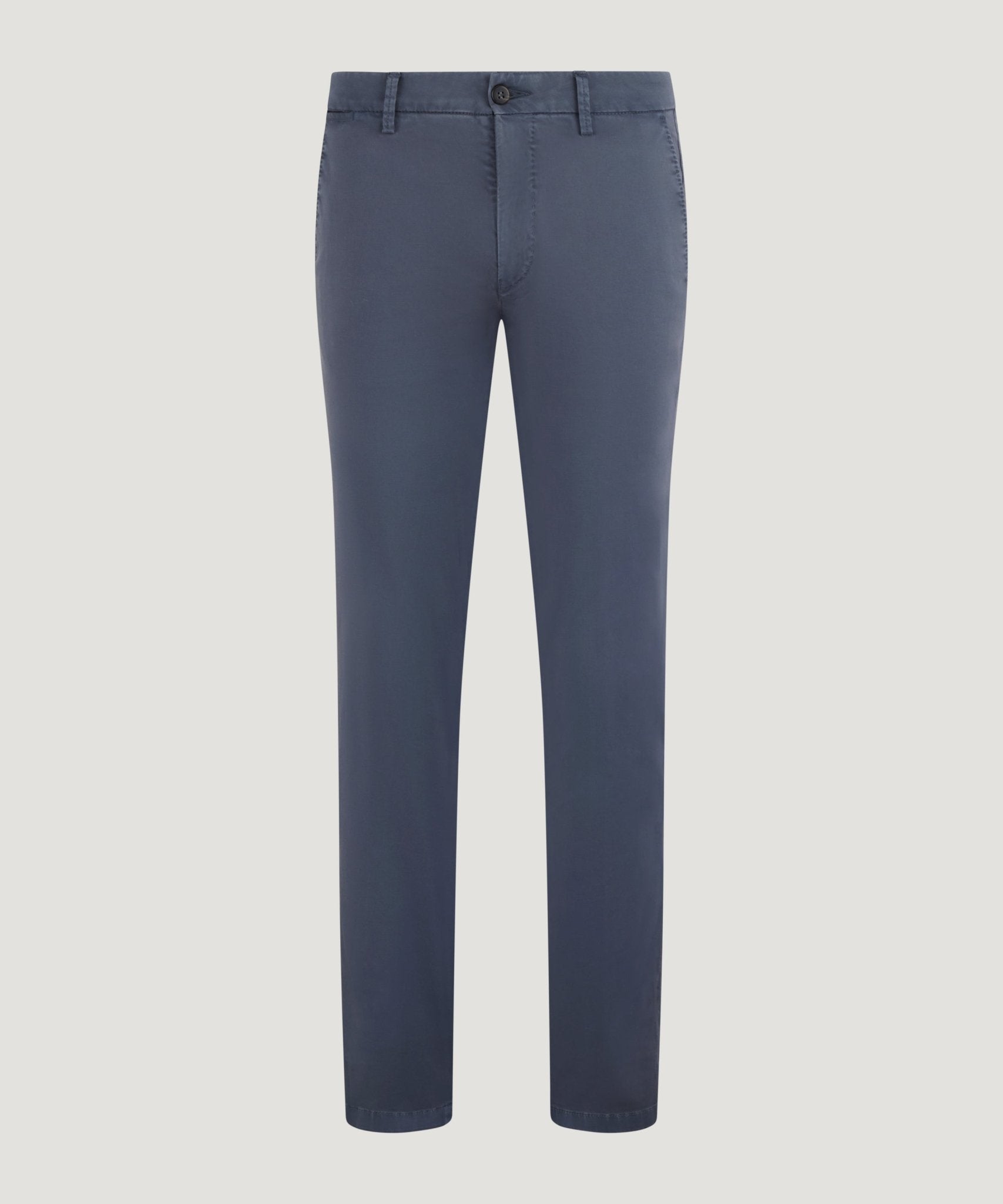 SOCI3TY Chino katoen satin stretch antraciet - The Society Shop