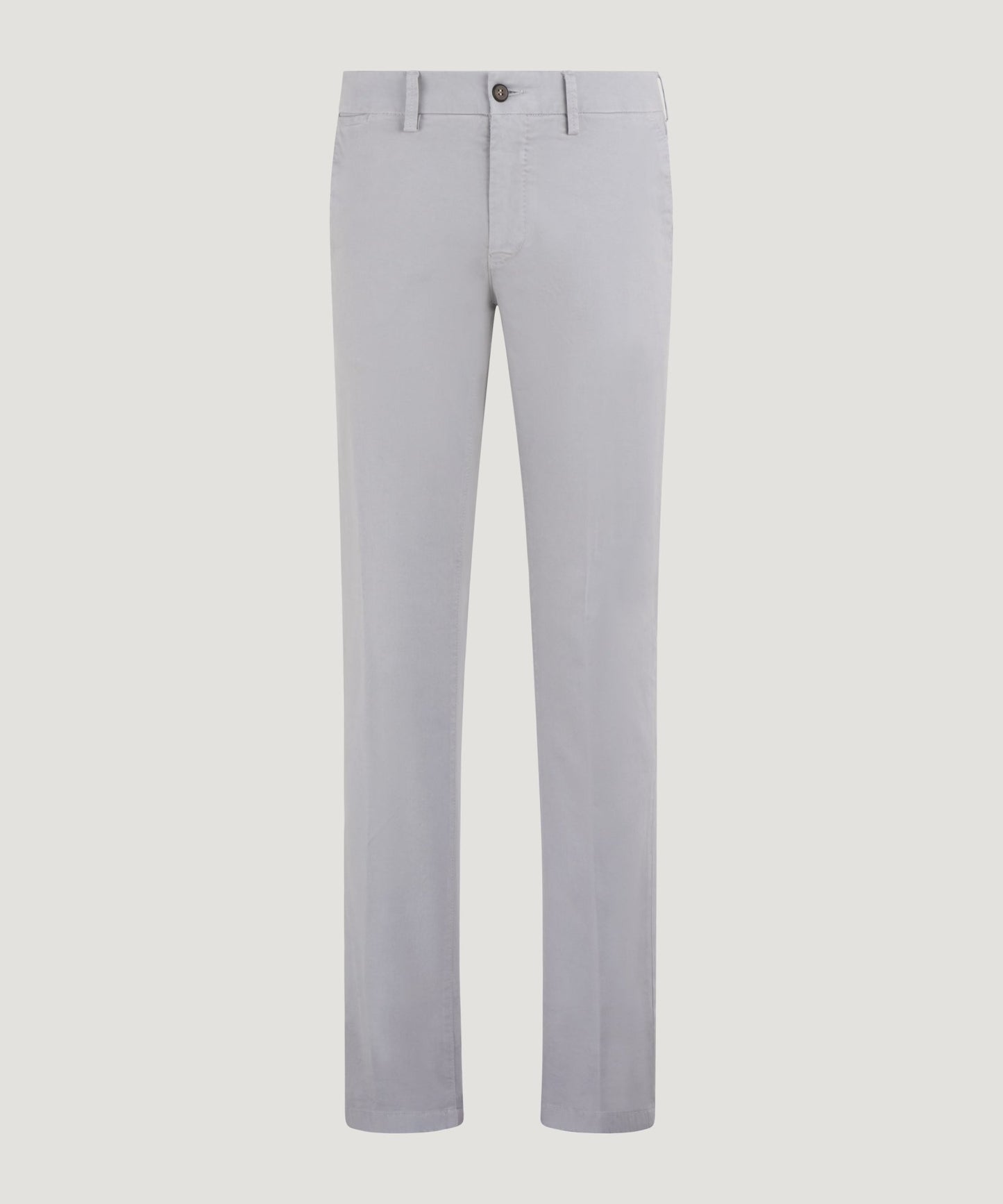 SOCI3TY Chino katoen satin stretch lichtgrijs - The Society Shop