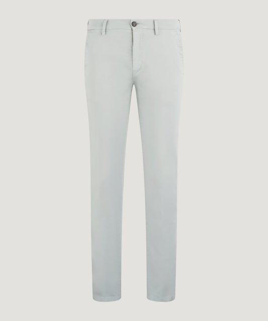 SOCI3TY Chino katoen satin stretch lichtgrijs - The Society Shop