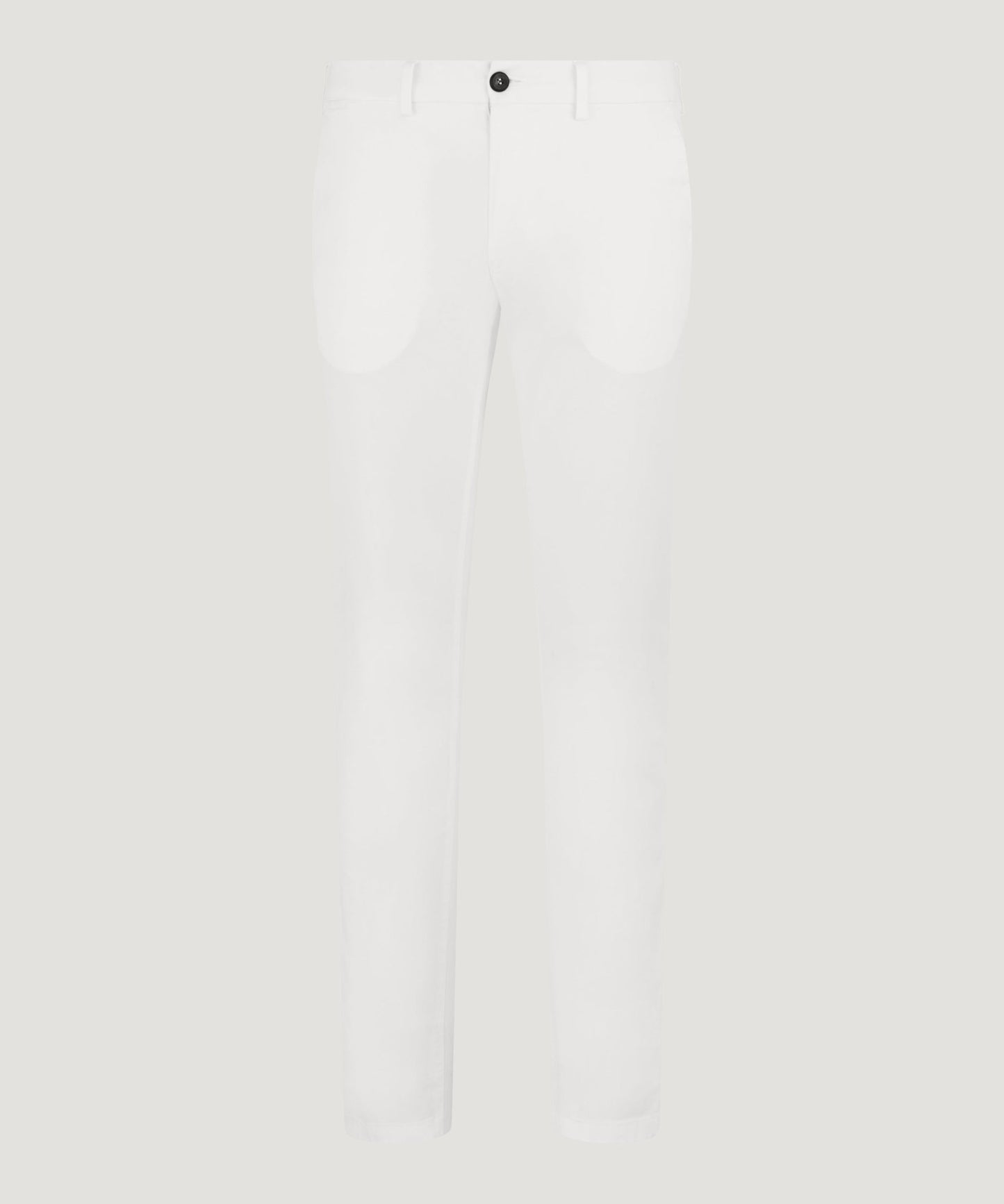 SOCI3TY Chino katoen satin stretch off - white - The Society Shop