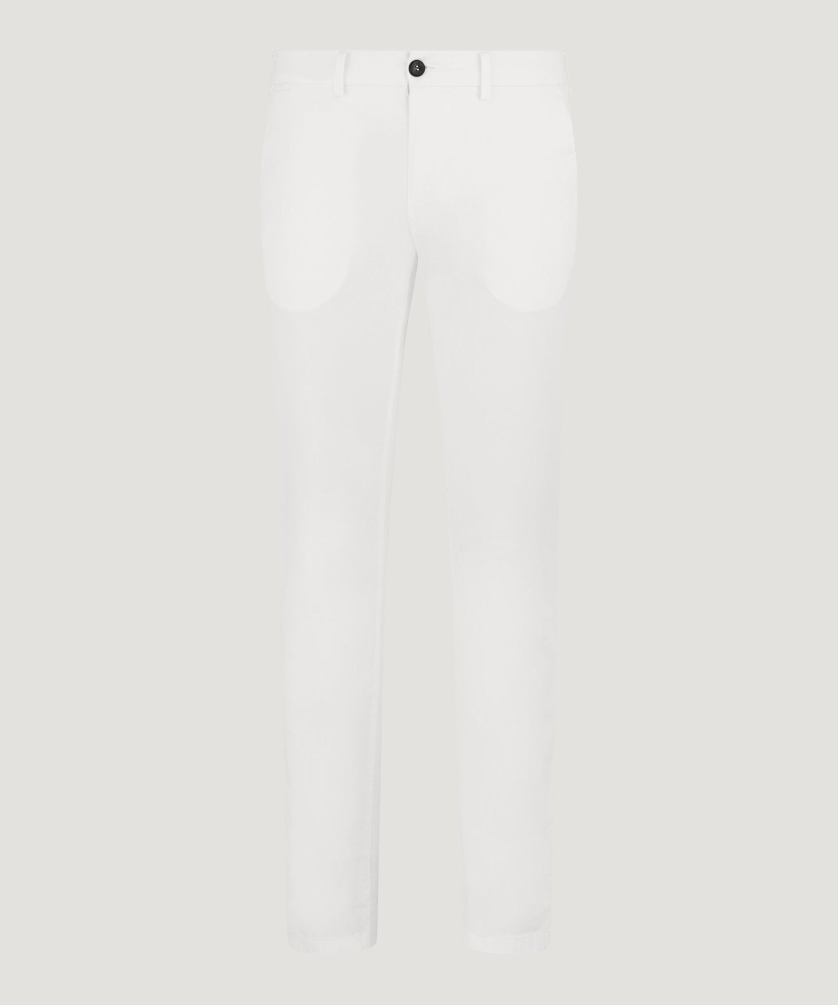 SOCI3TY Chino katoen satin stretch off - white - The Society Shop