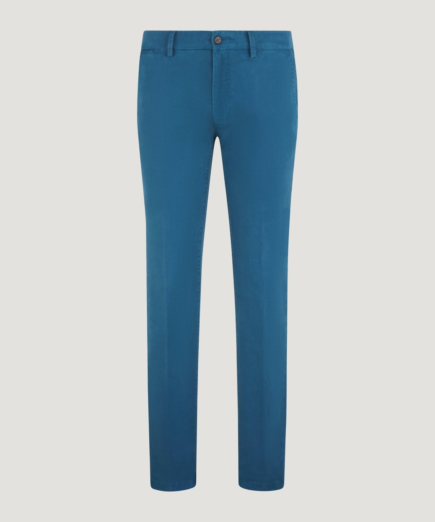 SOCI3TY Chino katoen satin stretch teal - The Society Shop