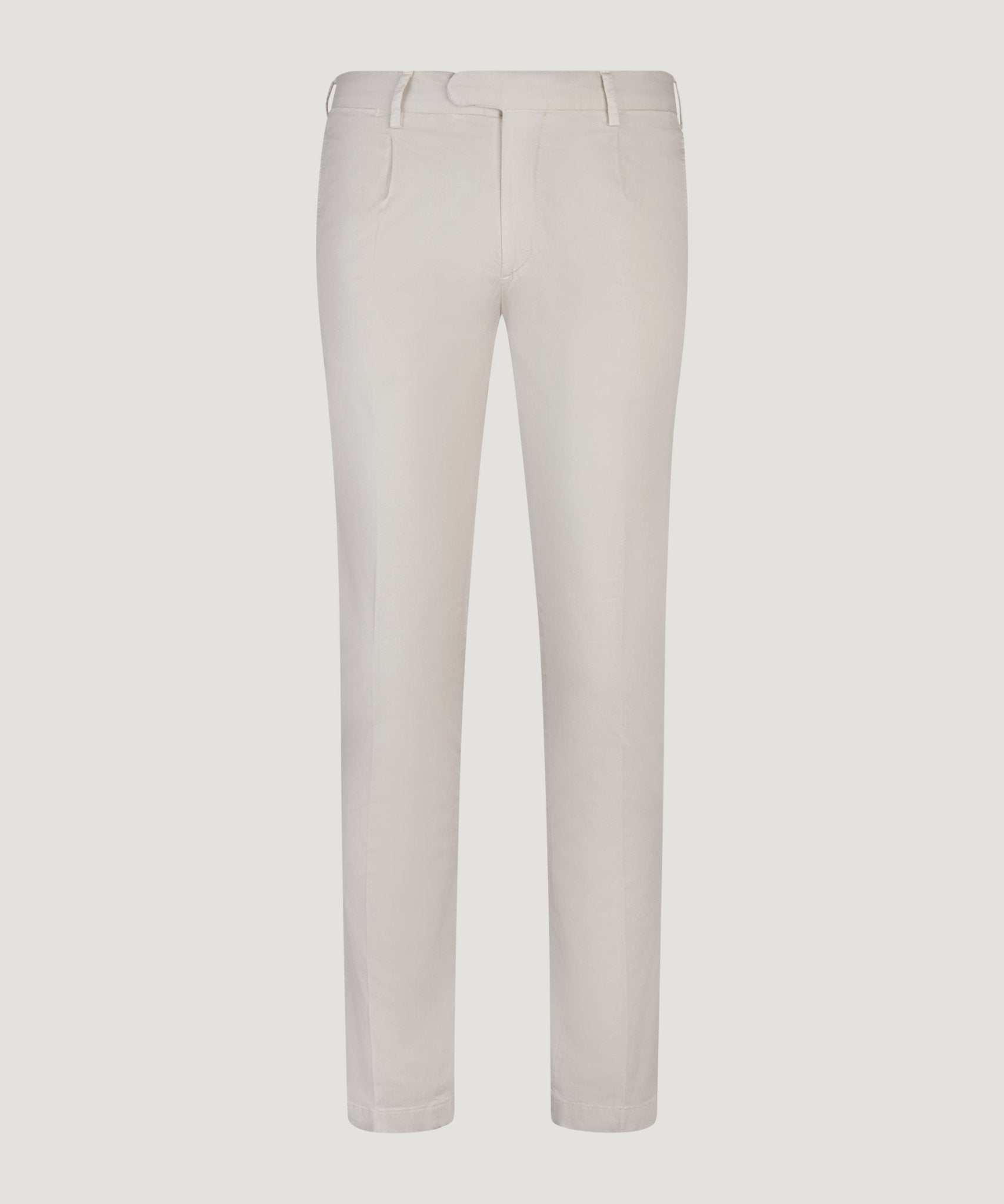 SOCI3TY Limited Fashion Chino slim 1 pleat katoen stretch beige - THE SOCIETY SHOP