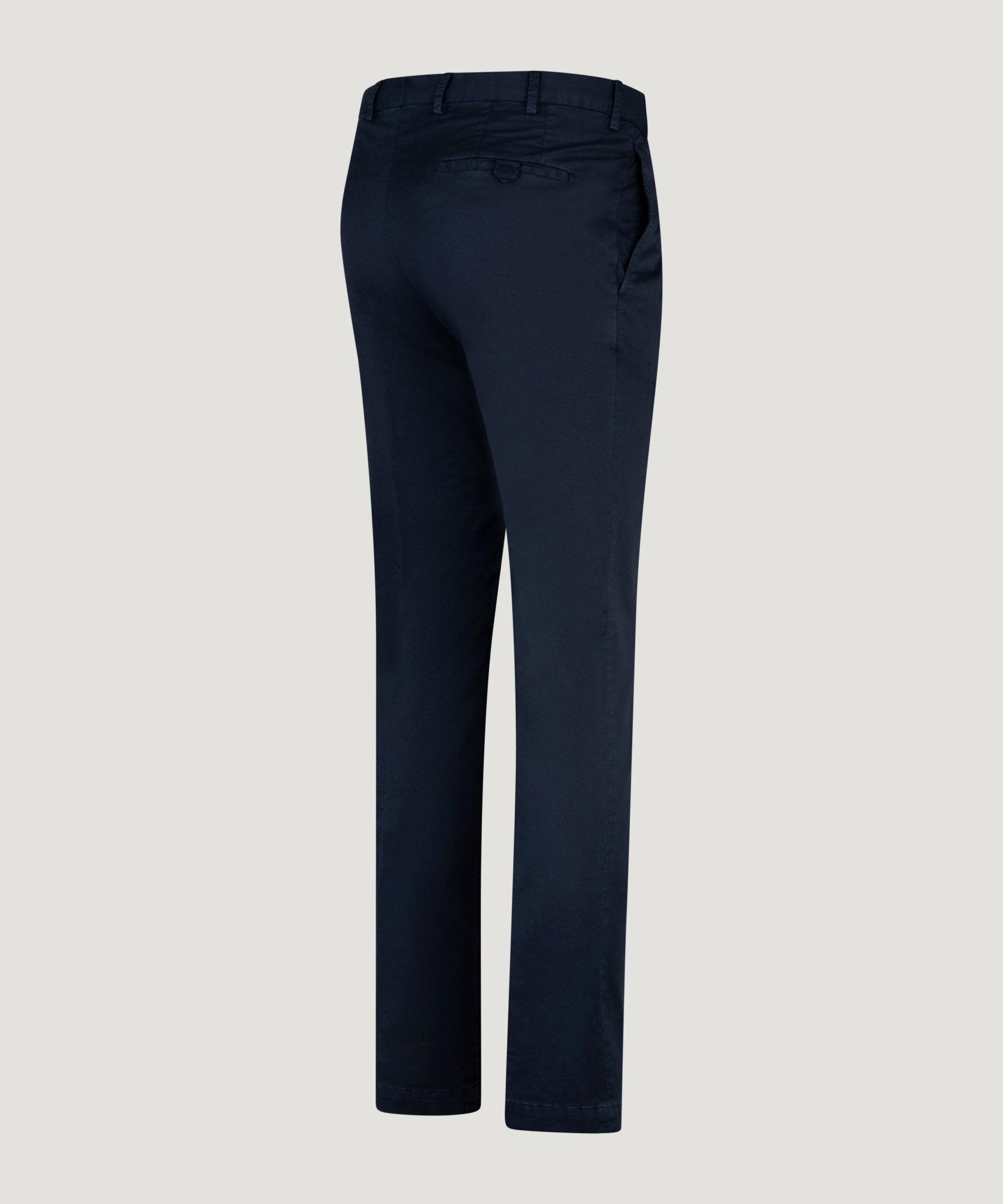 SOCI3TY Limited Fashion Chino slim 1 pleat katoen stretch donkerblauw - THE SOCIETY SHOP