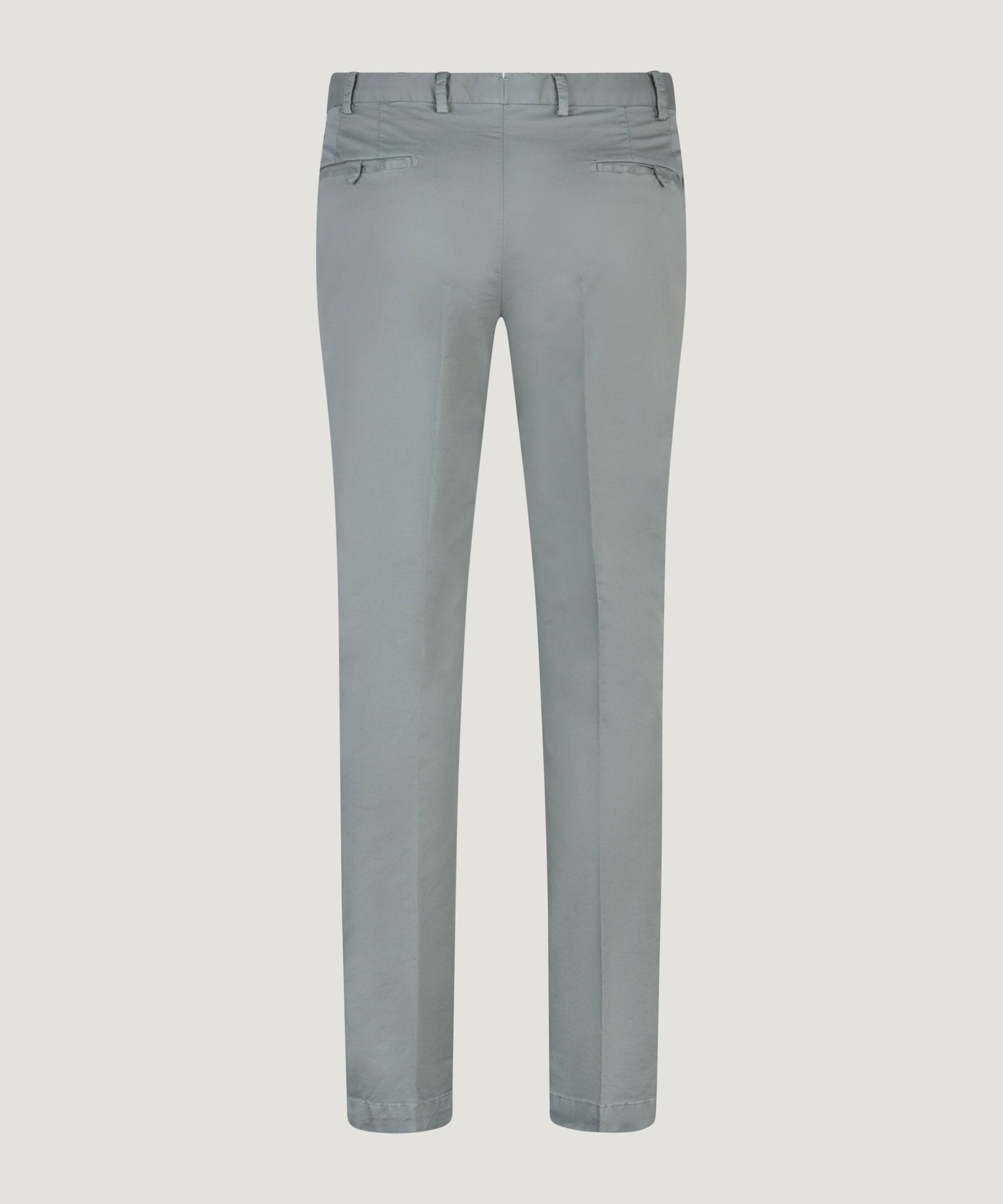 SOCI3TY Limited Fashion Chino slim 1 pleat katoen stretch saliegroen - THE SOCIETY SHOP