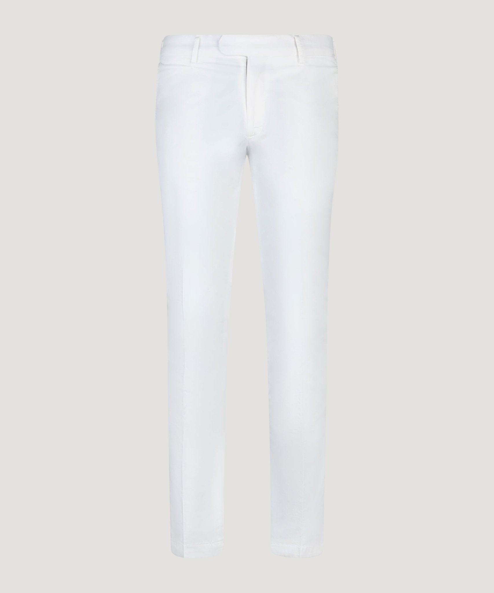 SOCI3TY Limited Fashion Chino slim 1 pleat katoen stretch wit - THE SOCIETY SHOP