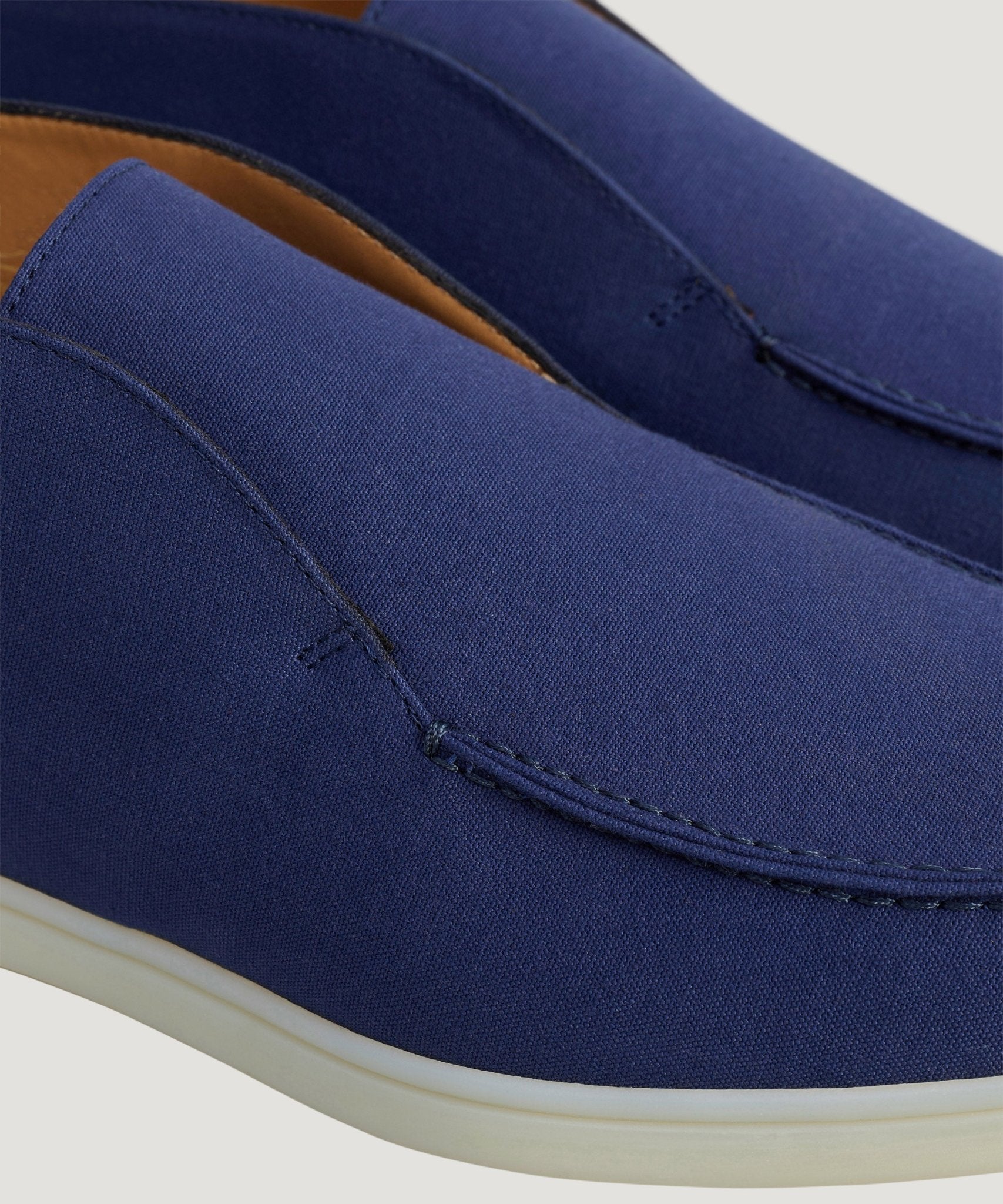 SOCI3TY City Loafer linnen blauw - THE SOCIETY SHOP