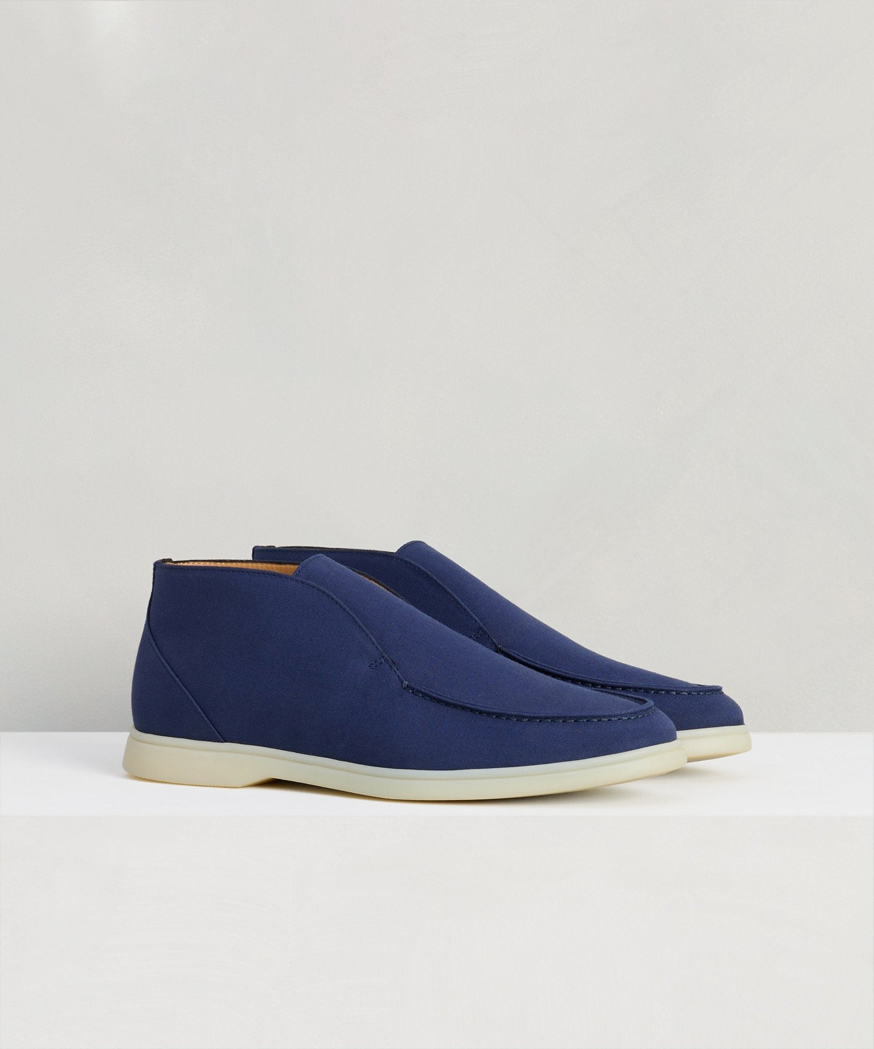 SOCI3TY City Loafer linnen blauw - THE SOCIETY SHOP