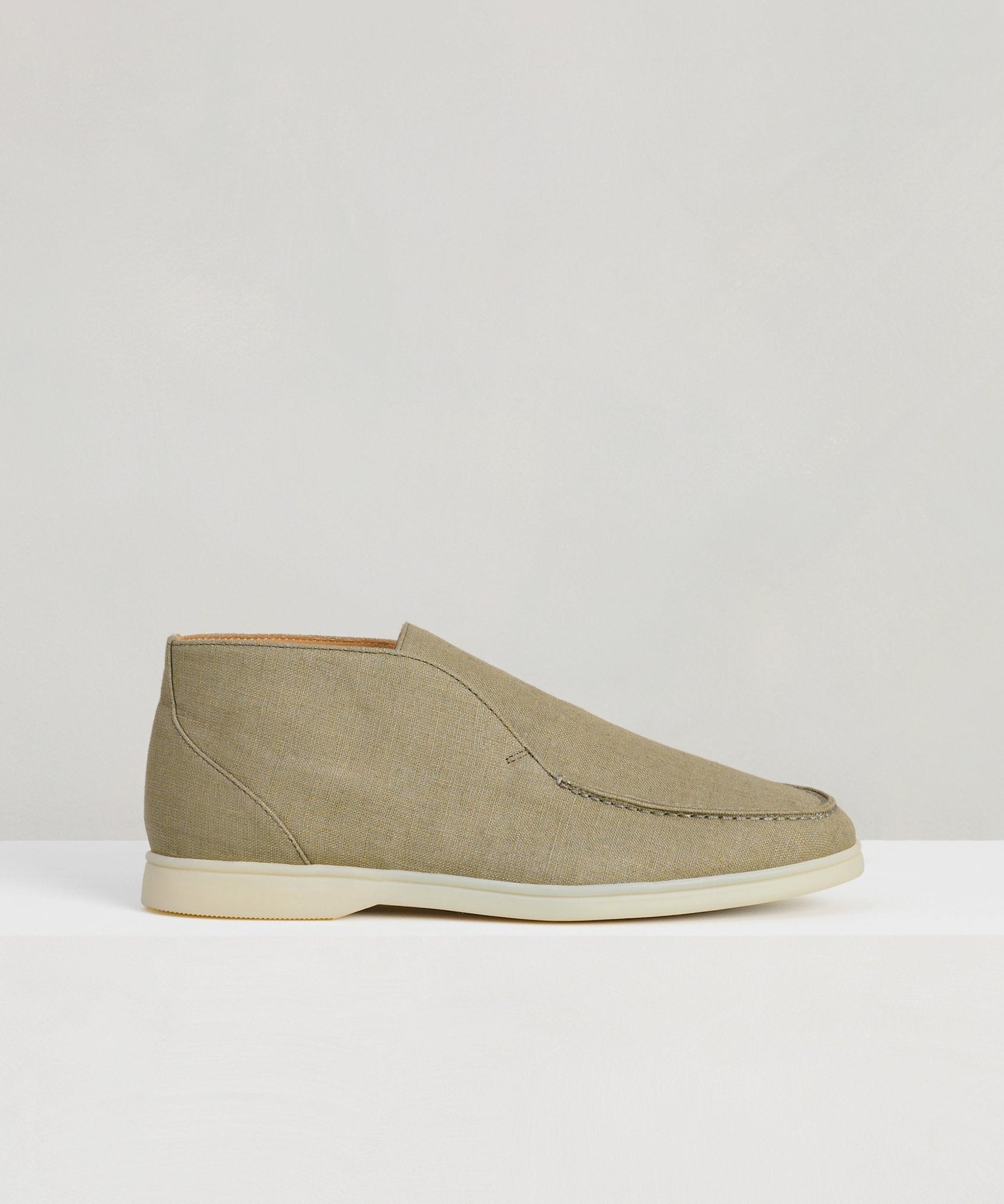 SOCI3TY City Loafer linnen lichtgroen - THE SOCIETY SHOP