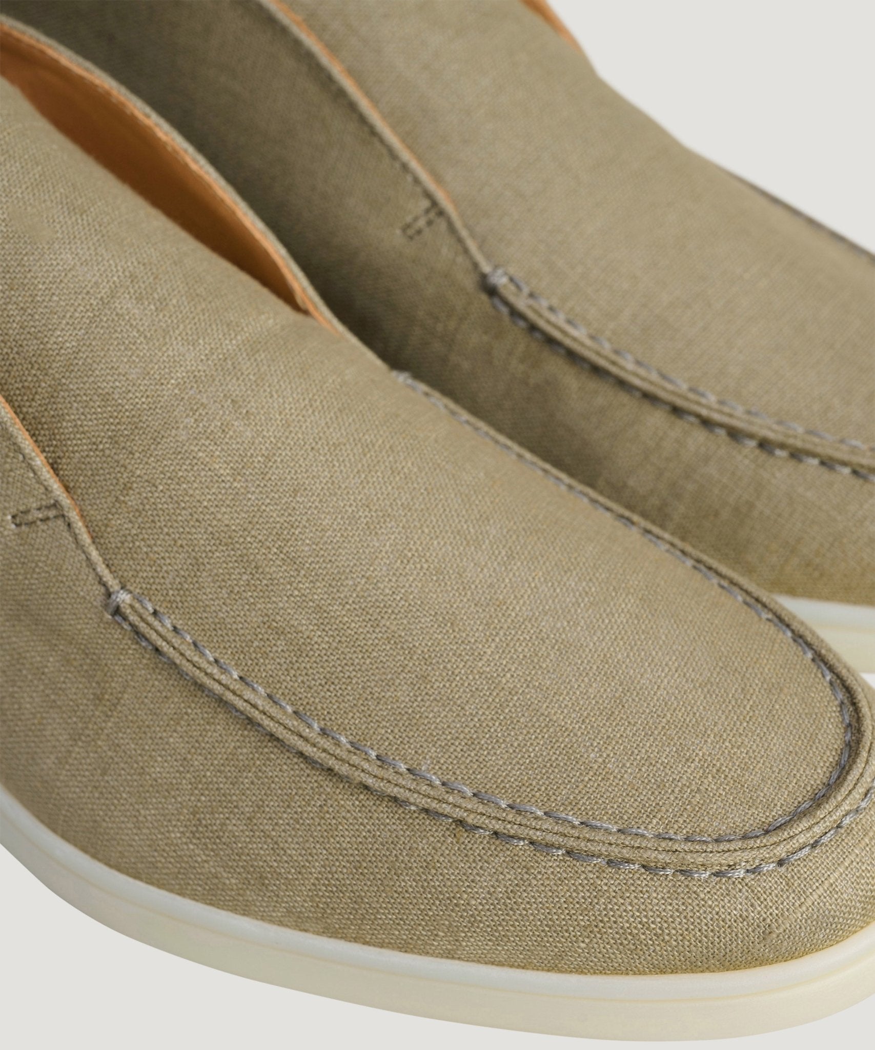 SOCI3TY City Loafer linnen lichtgroen - THE SOCIETY SHOP
