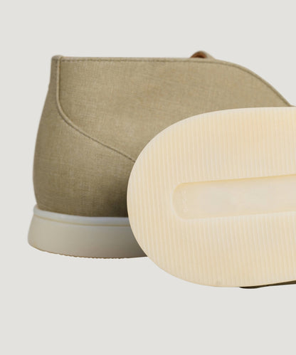 SOCI3TY City Loafer linnen lichtgroen - THE SOCIETY SHOP