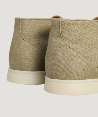 SOCI3TY City Loafer linnen lichtgroen - THE SOCIETY SHOP