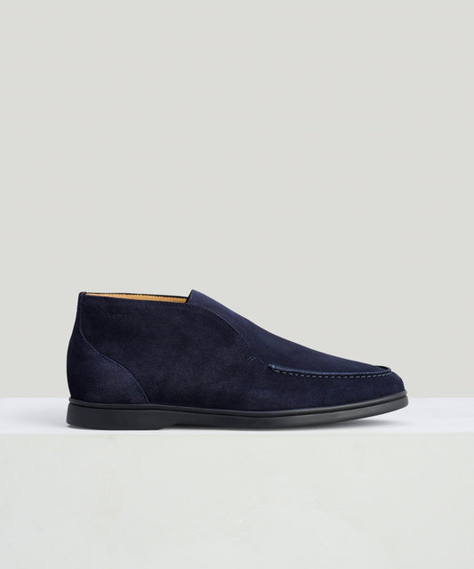 SOCI3TY City Loafer suède donkerblauw - The Society Shop