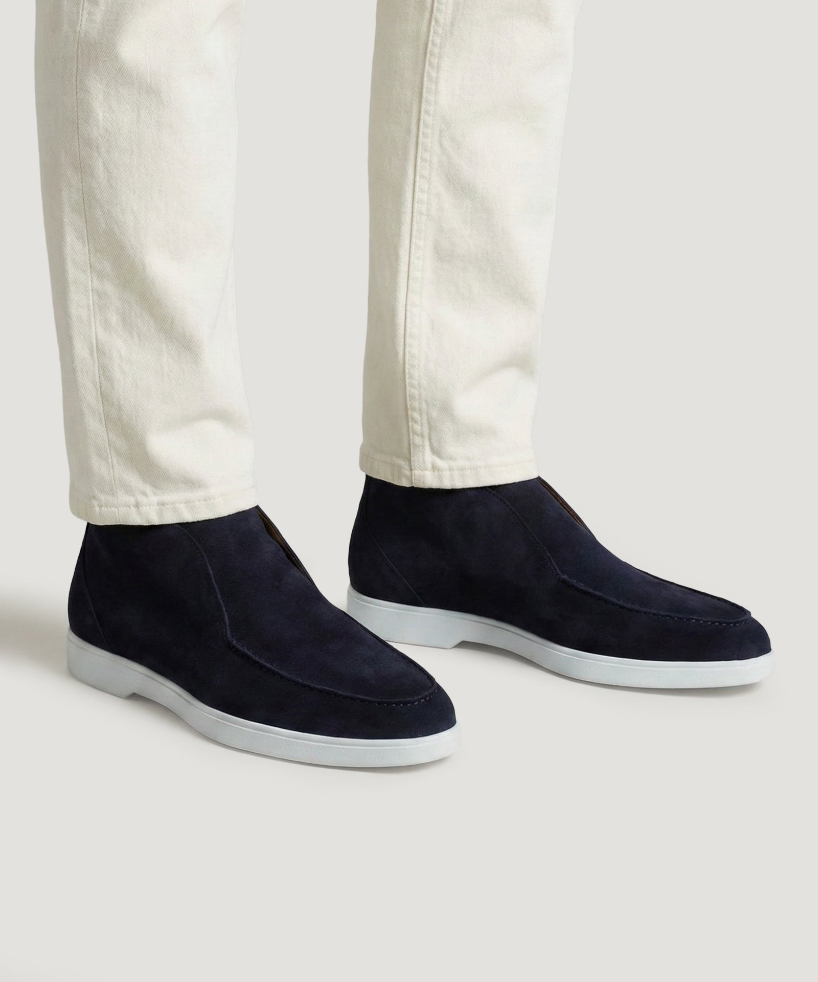 SOCI3TY Limited Fashion City Loafer suède donkerblauw - THE SOCIETY SHOP