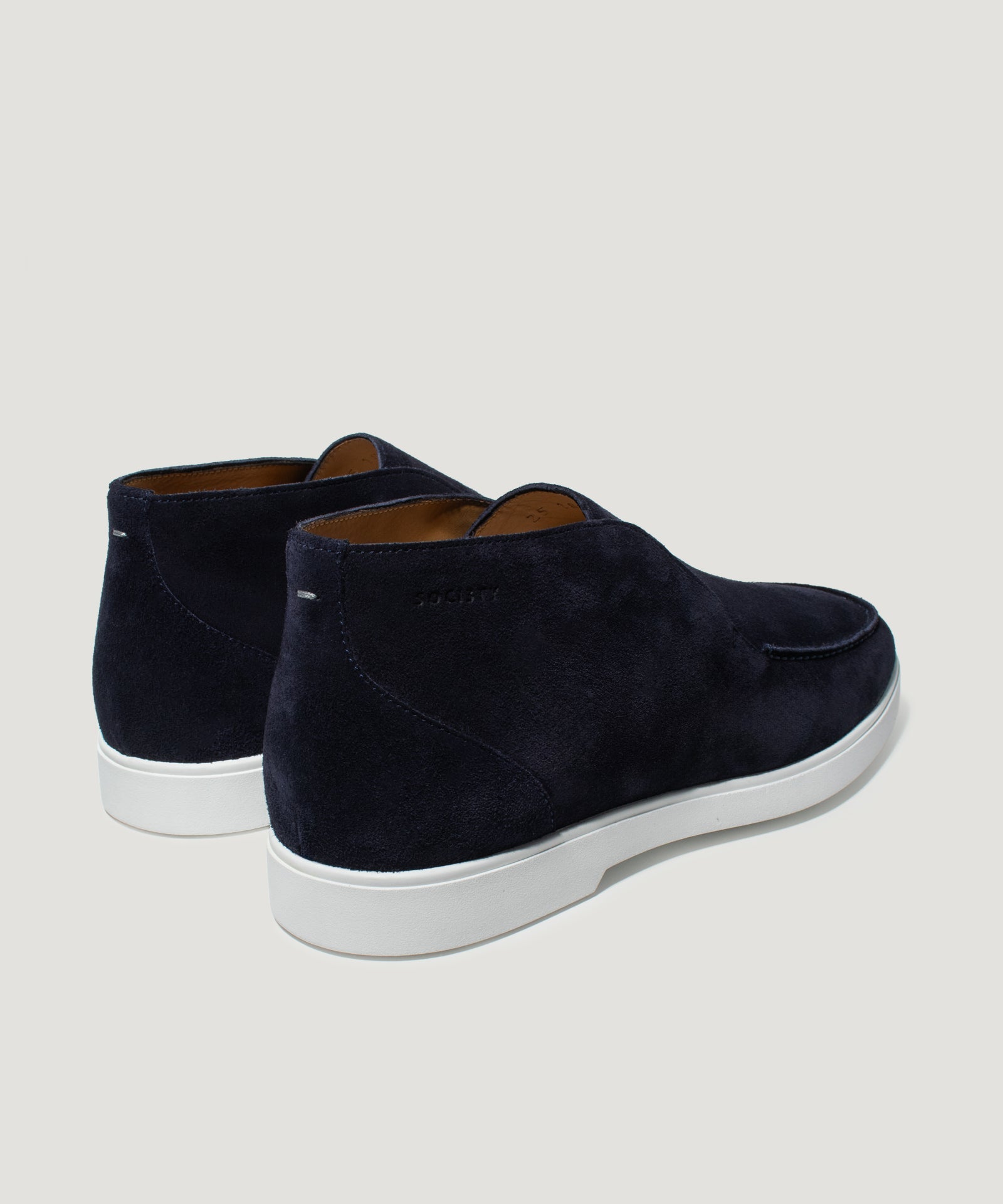 SOCI3TY Limited Fashion City Loafer suède donkerblauw - THE SOCIETY SHOP