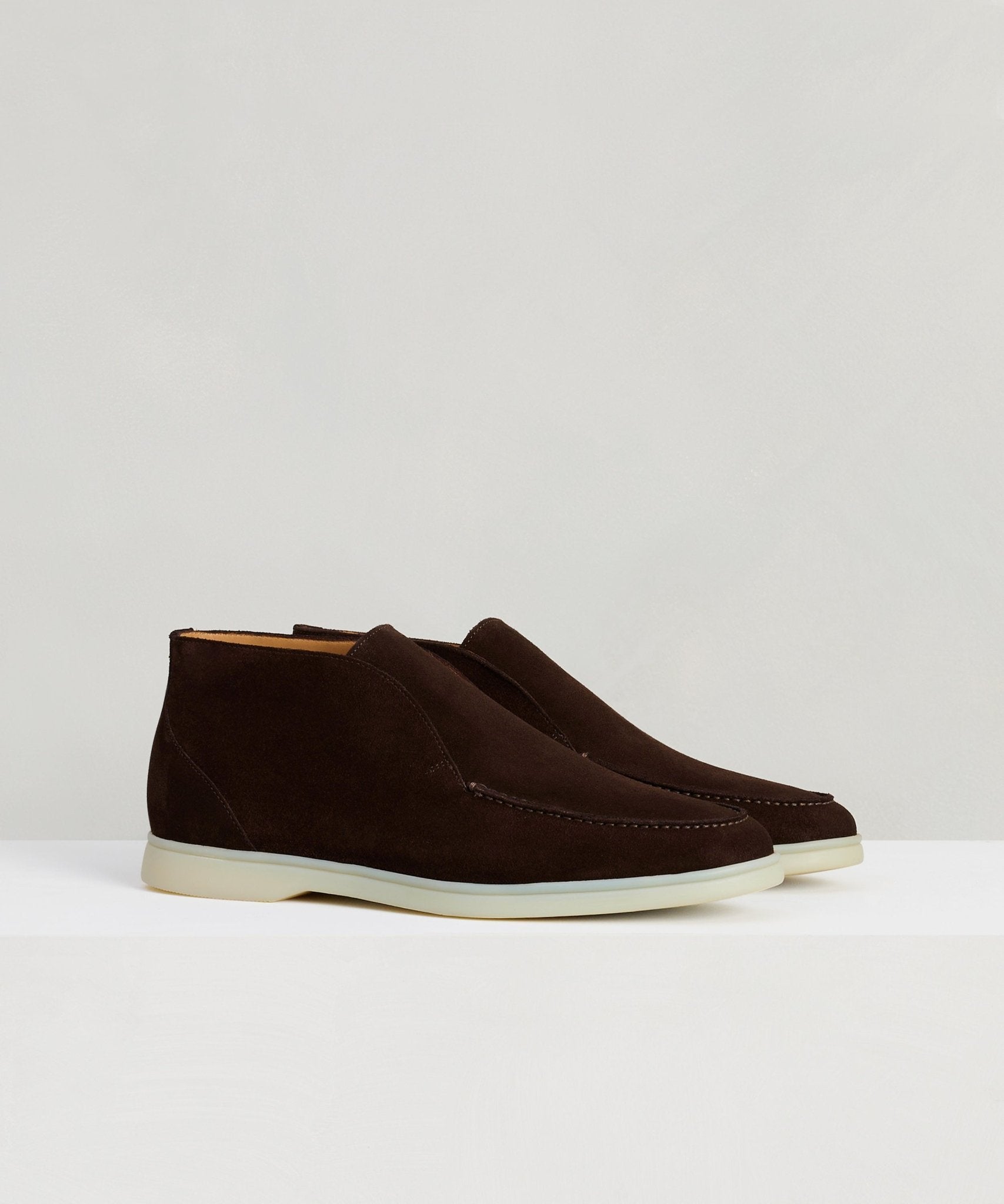 SOCI3TY City Loafer suède donkerbruin - THE SOCIETY SHOP